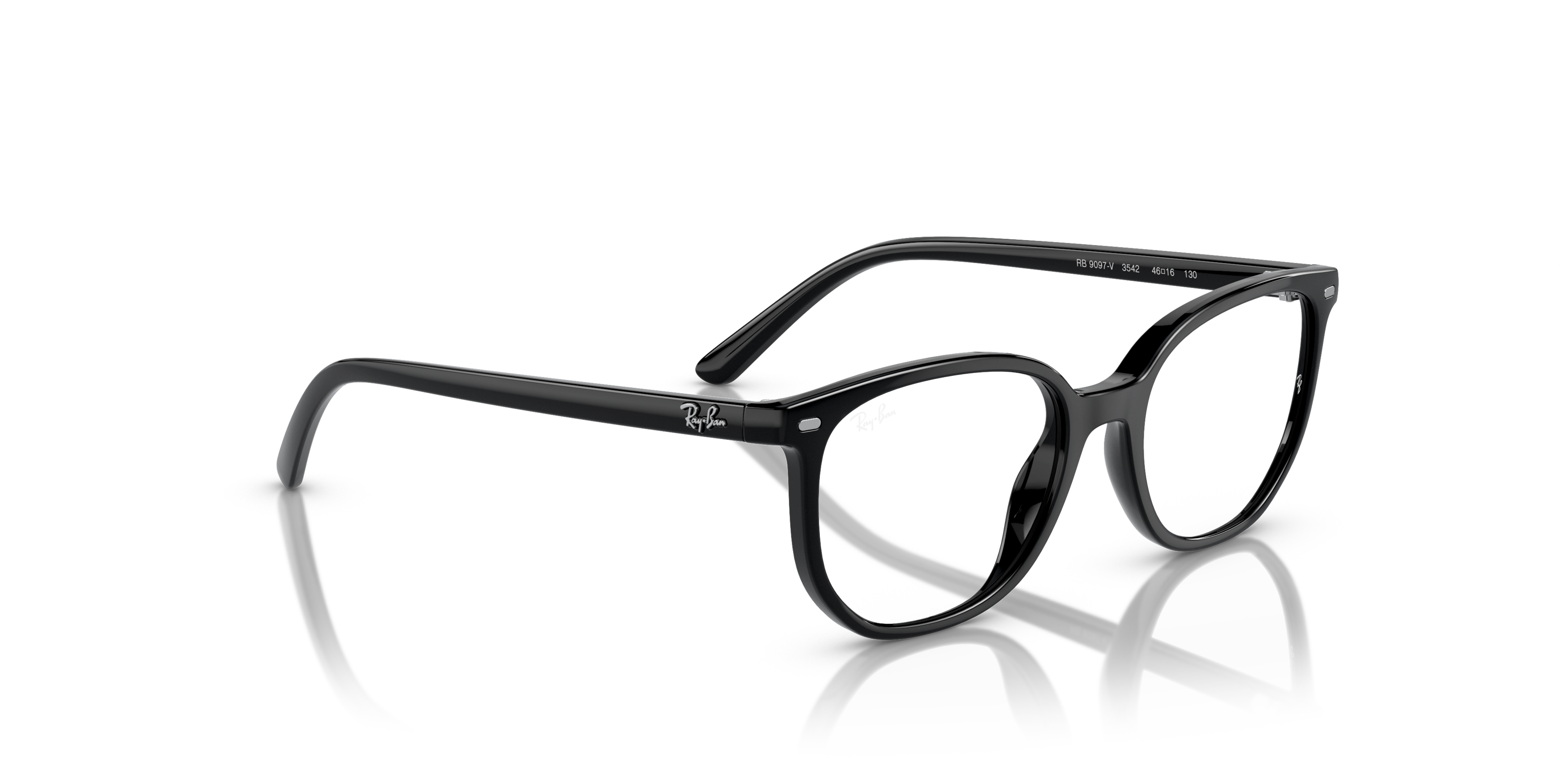 Angle_Right01 Ray-Ban RY 9097V Children's Glasses Transparent / Black