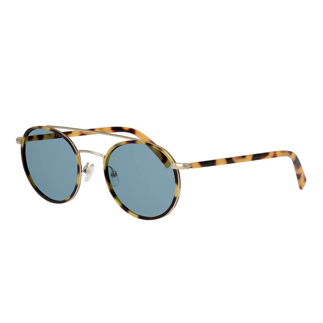 Heritage HESF5002P Lunettes de Soleil Femme - Panthos Marron Doré - Verres Polarisés - Possibilité d