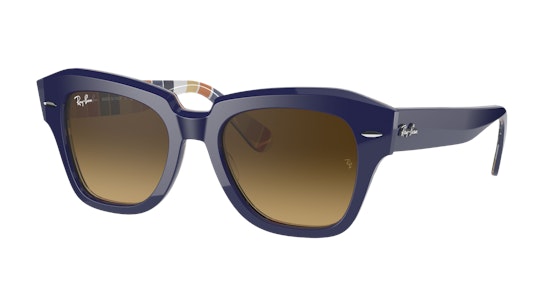 Ray-Ban State Street RB2186 132085 Bruin / Blauw