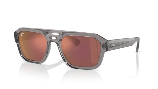 Ray-Ban RB 4397 Sunglasses Red / Transparent, Grey