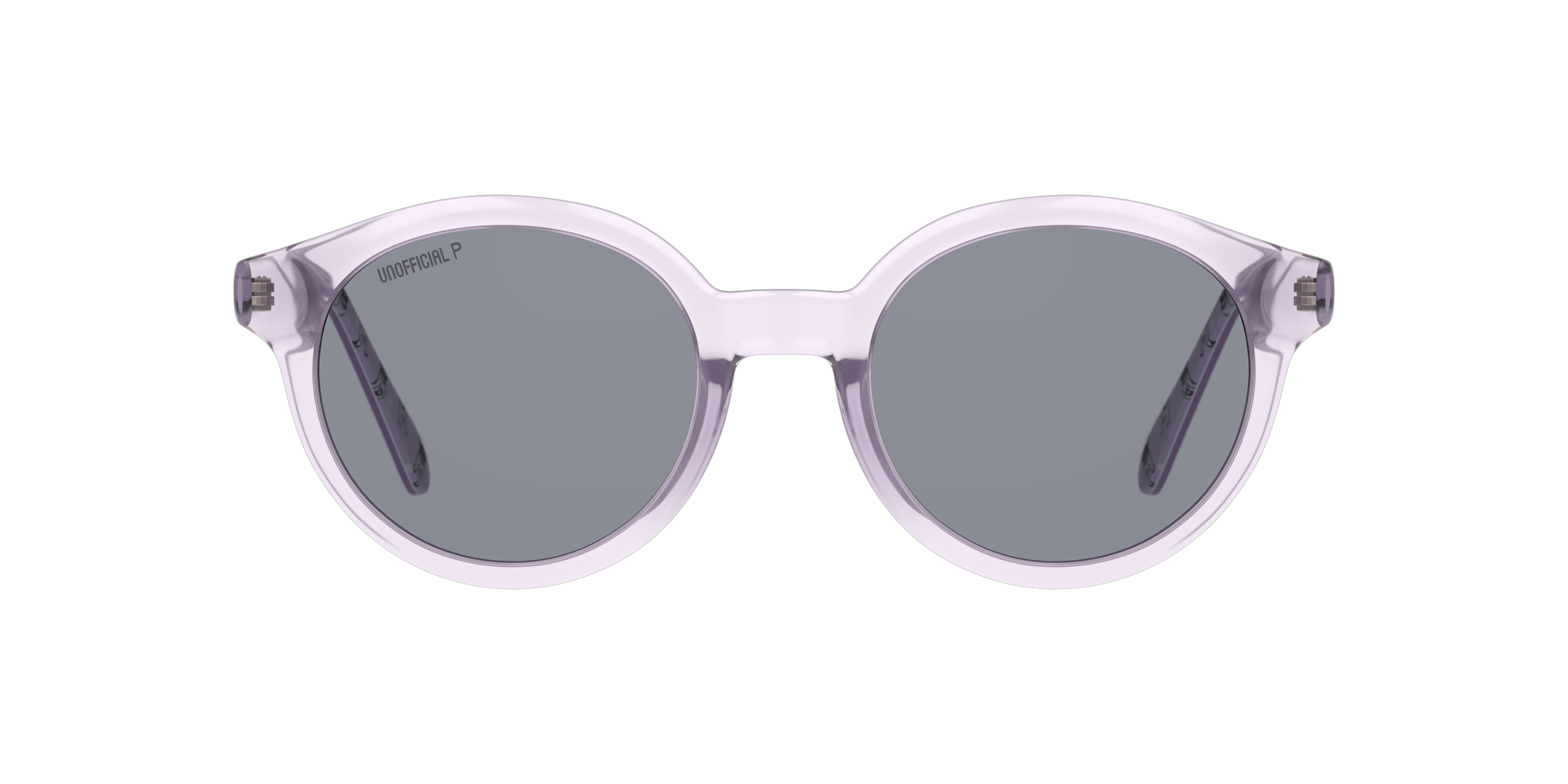 Front Unofficial UNSJ0002P (VVG0) Glasses Grey / Transparent, Purple