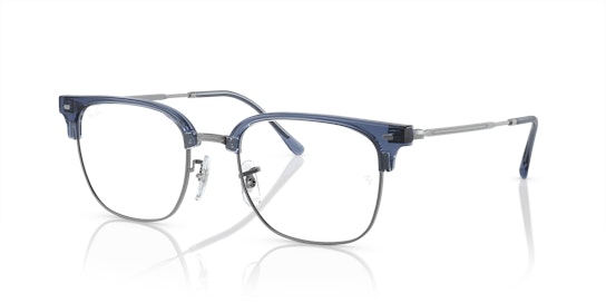 Ray-Ban New Clubmaster RX 7216 Glasses Transparent / Transparent, Blue