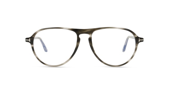 Tom Ford FT5869-B (020) Glasses Transparent / Havana, Grey