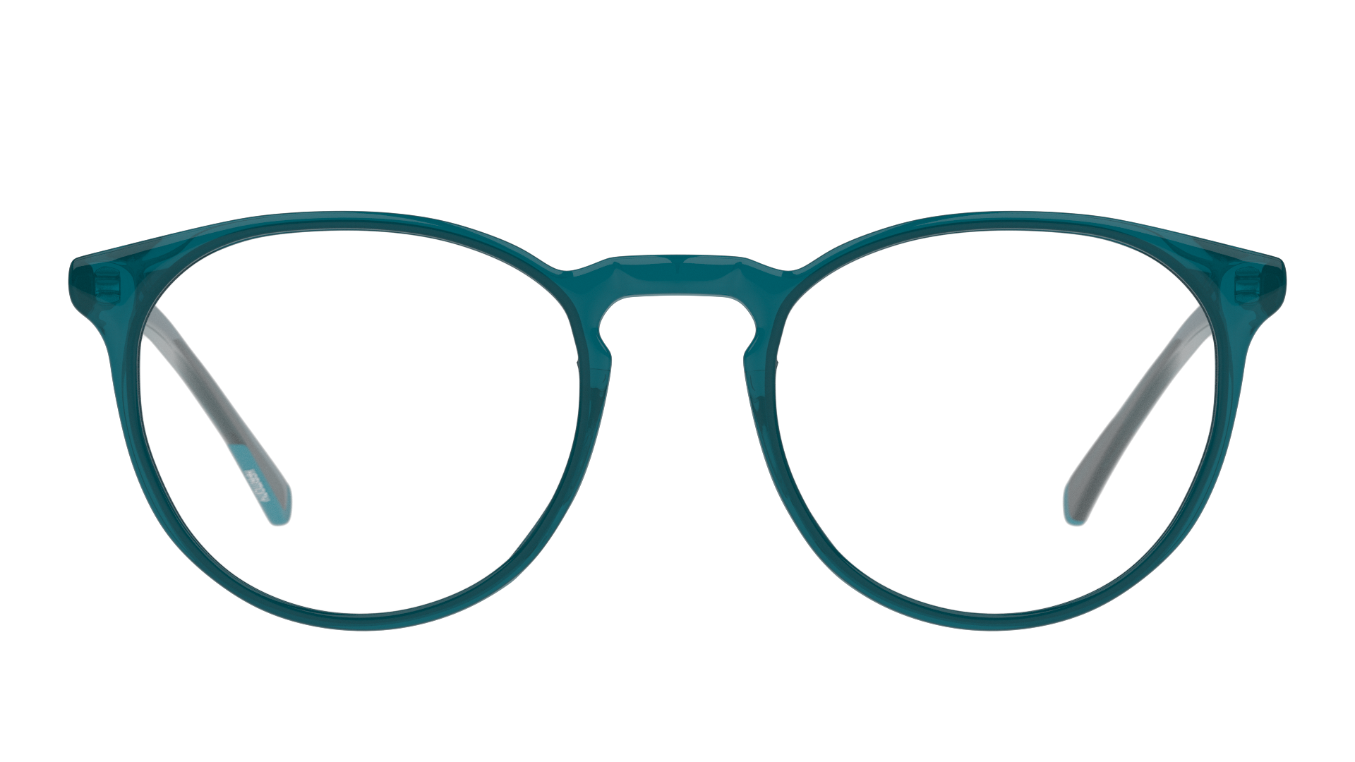 Front Unofficial UNOM0001 (ET00) Glasses Transparent / Green