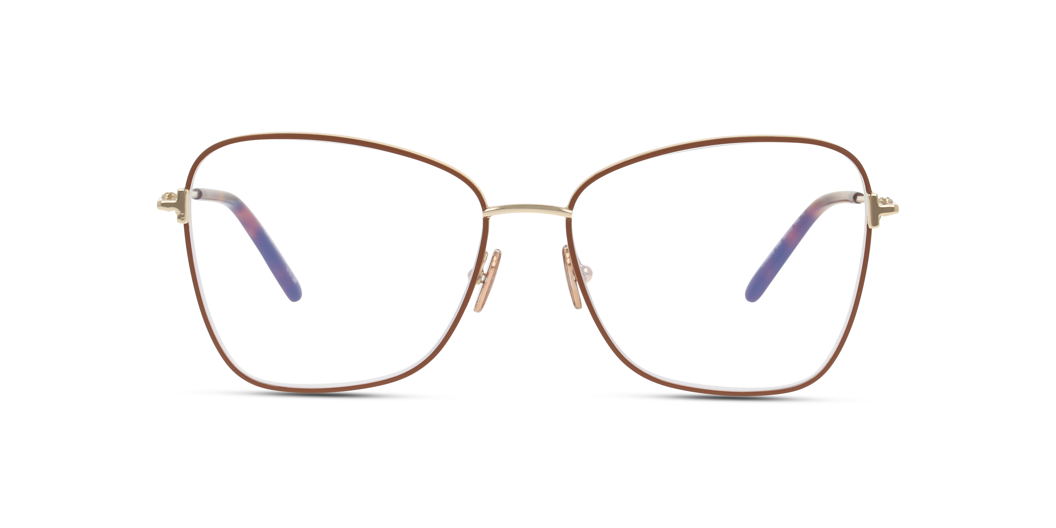 Front Tom Ford FT 5906-B Glasses Transparent / Brown