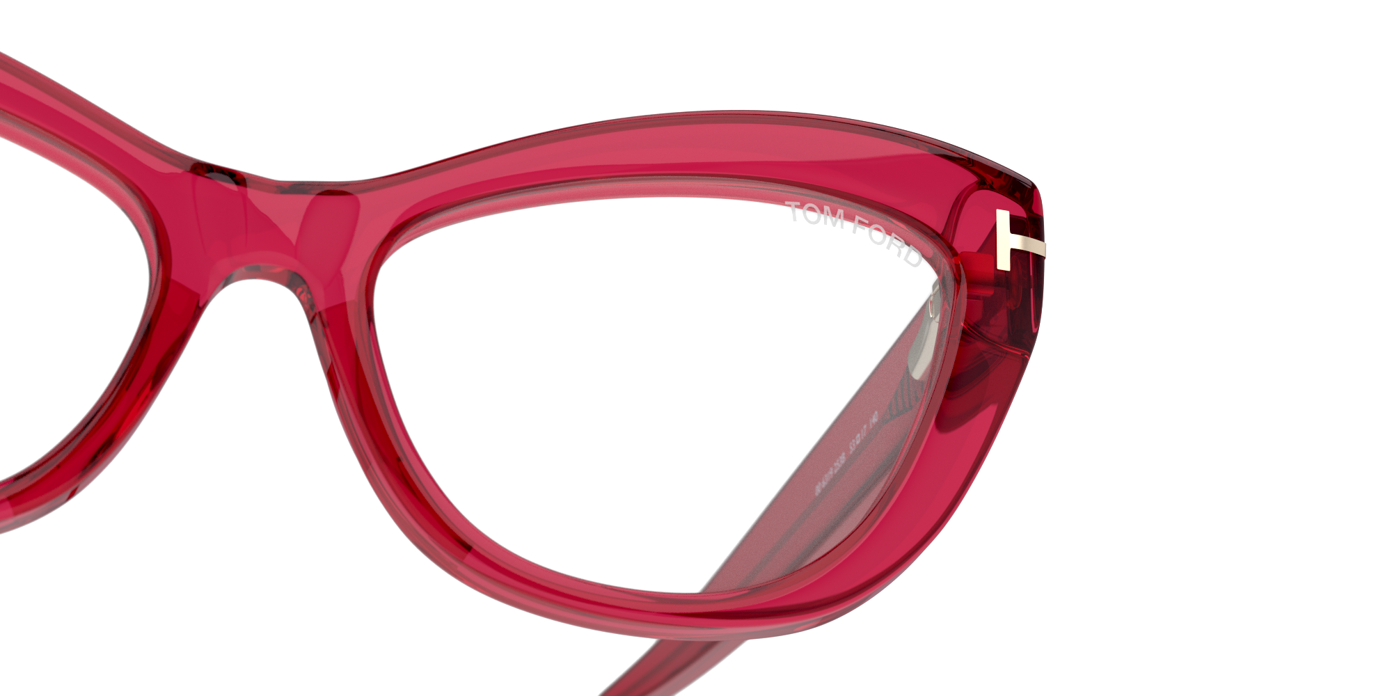 Detail01 Tom Ford FT 5765-B Glasses Transparent / Pink