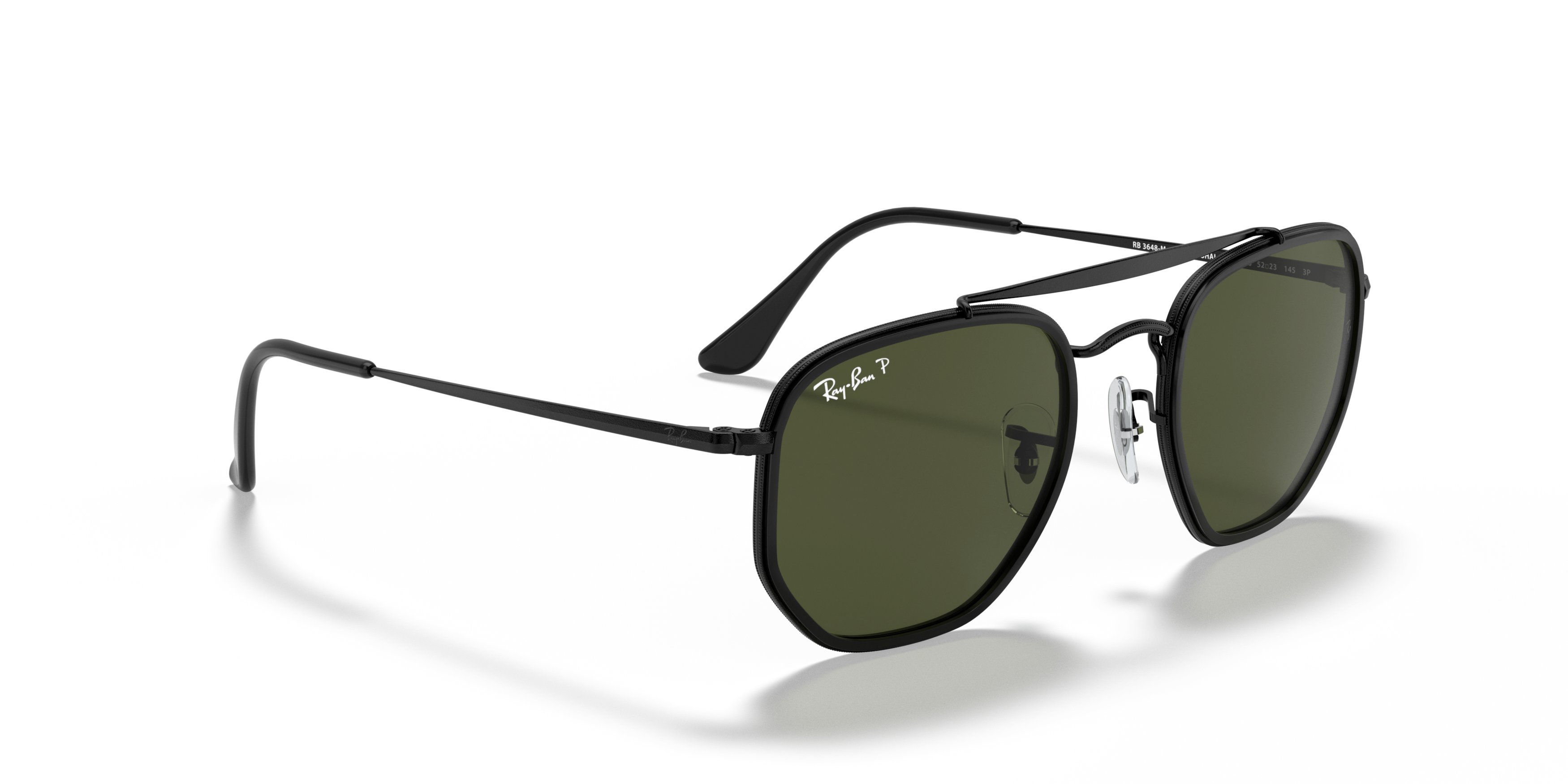 Angle_Right01 Ray Ban The Marshal Ii 0RB3648M 002/58 Verde / Negro
