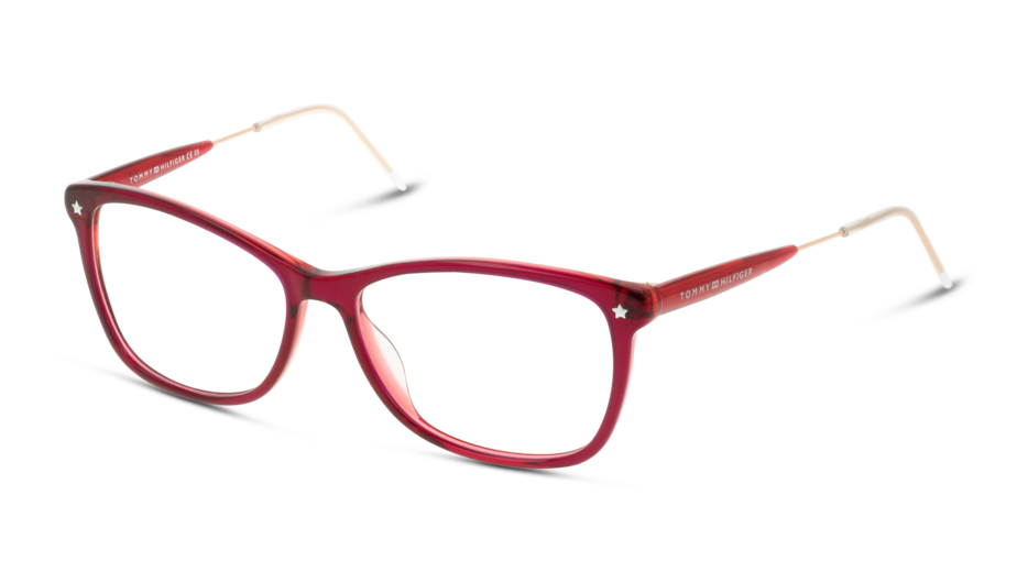 Angle_Left01 Tommy Hilfiger TH 1633 (OYA) Glasses Transparent / Red