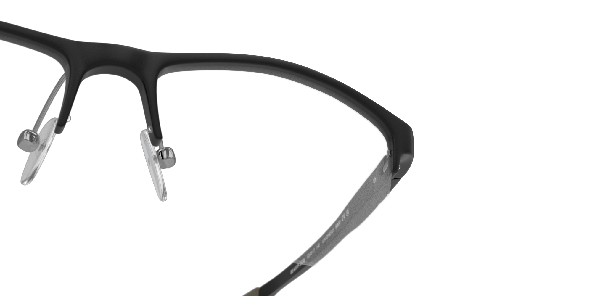 Detail01 Unofficial UNOM0325 (BB00) Glasses Transparent / Black