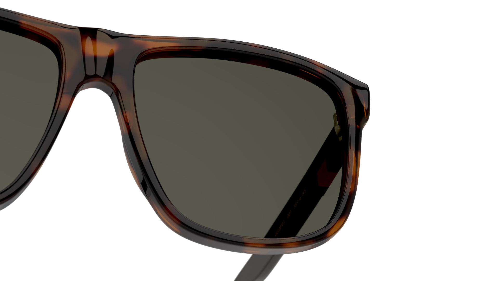 Detail01 Gucci GG 0010S (003) Sunglasses Grey / Tortoise Shell
