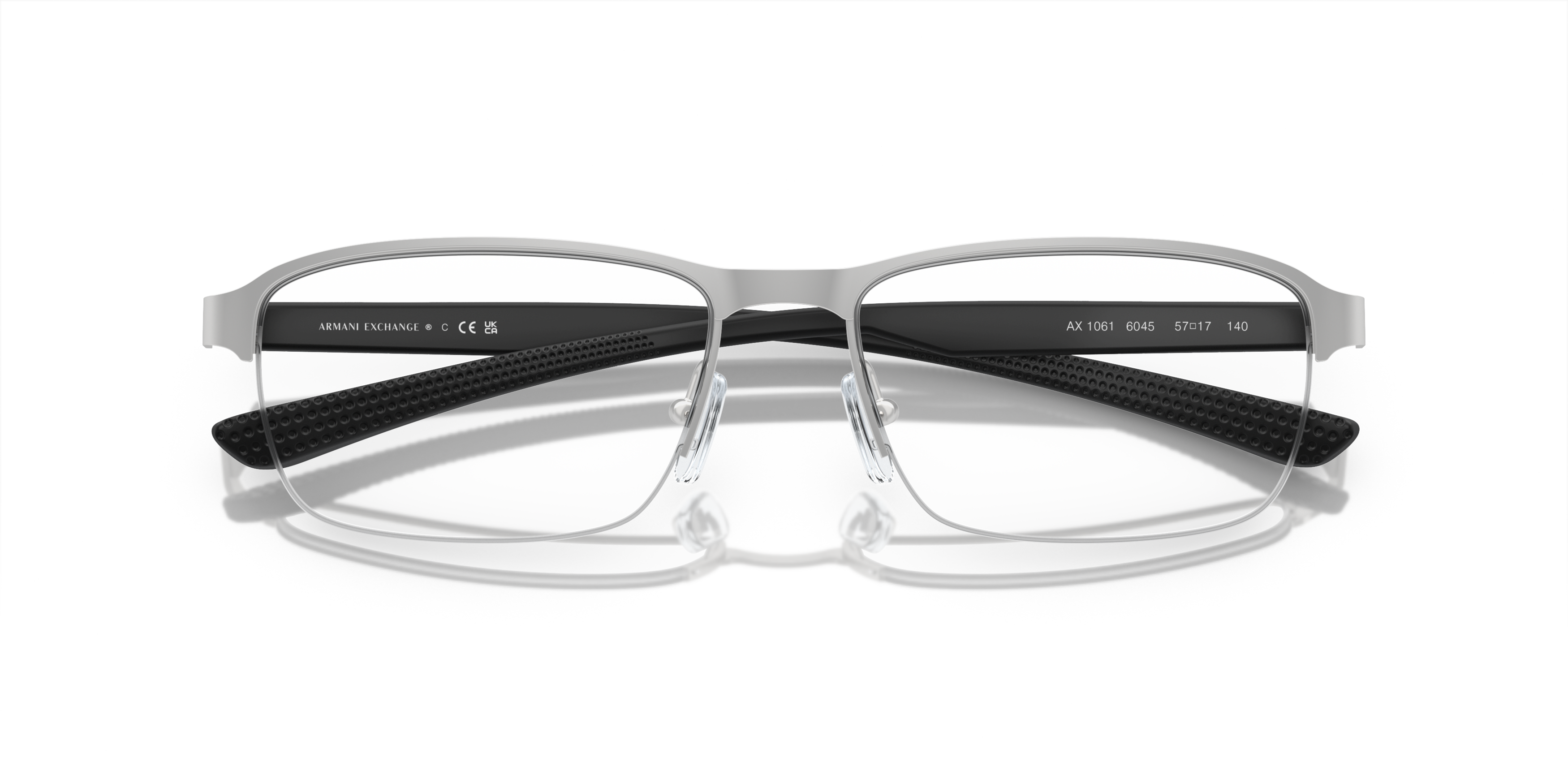 Folded Armani Exchange AX1061 Glasses Transparent / Black