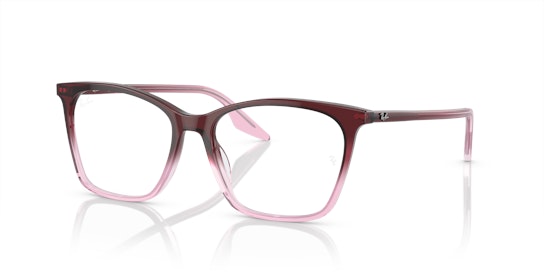 Ray-Ban RX 5422 (8311) Glasses Transparent / Red