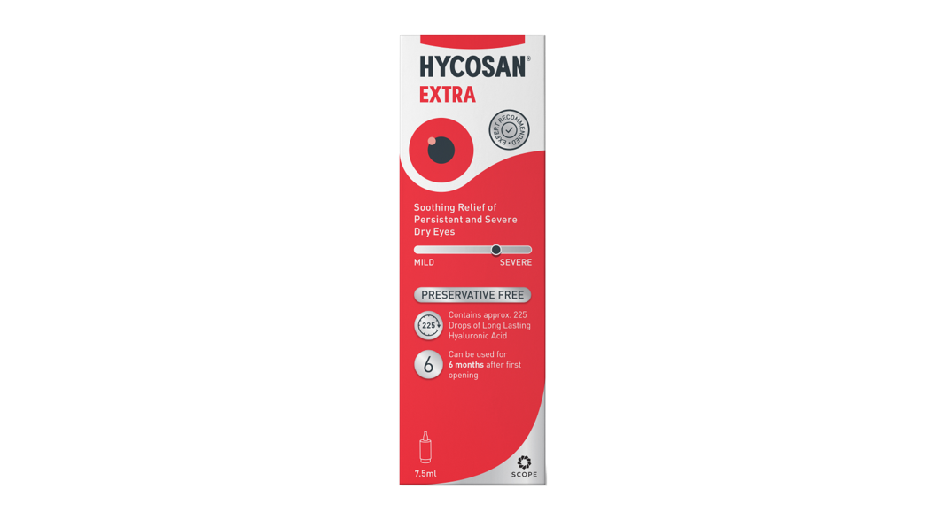 Front Hycosan Hycosan Extra Preservative Free Eye Drops Eye Drops 1 x 7.5ml