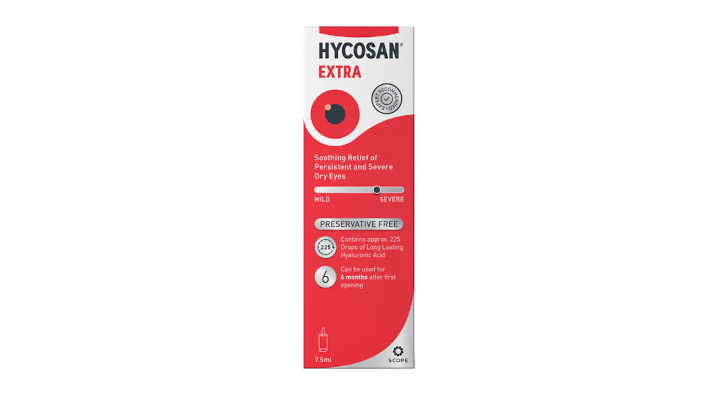Hycosan Extra Preservative Free Eye Drops | Vision Express