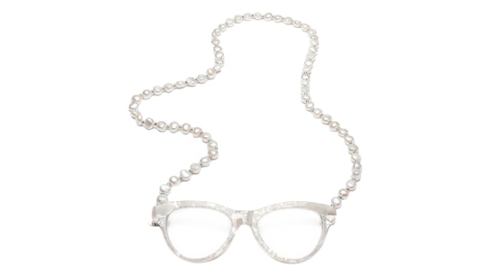 CotiVision Elements Pearls - Classic White (+2.50) Necklace Reading Glasses White +2.50