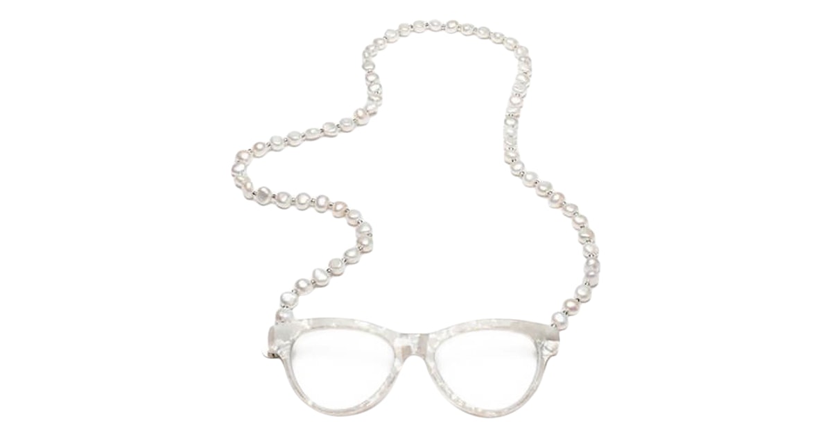 Elements Pearls Classic White 1.00 Necklace Reading Glasses CotiVision Vision Express