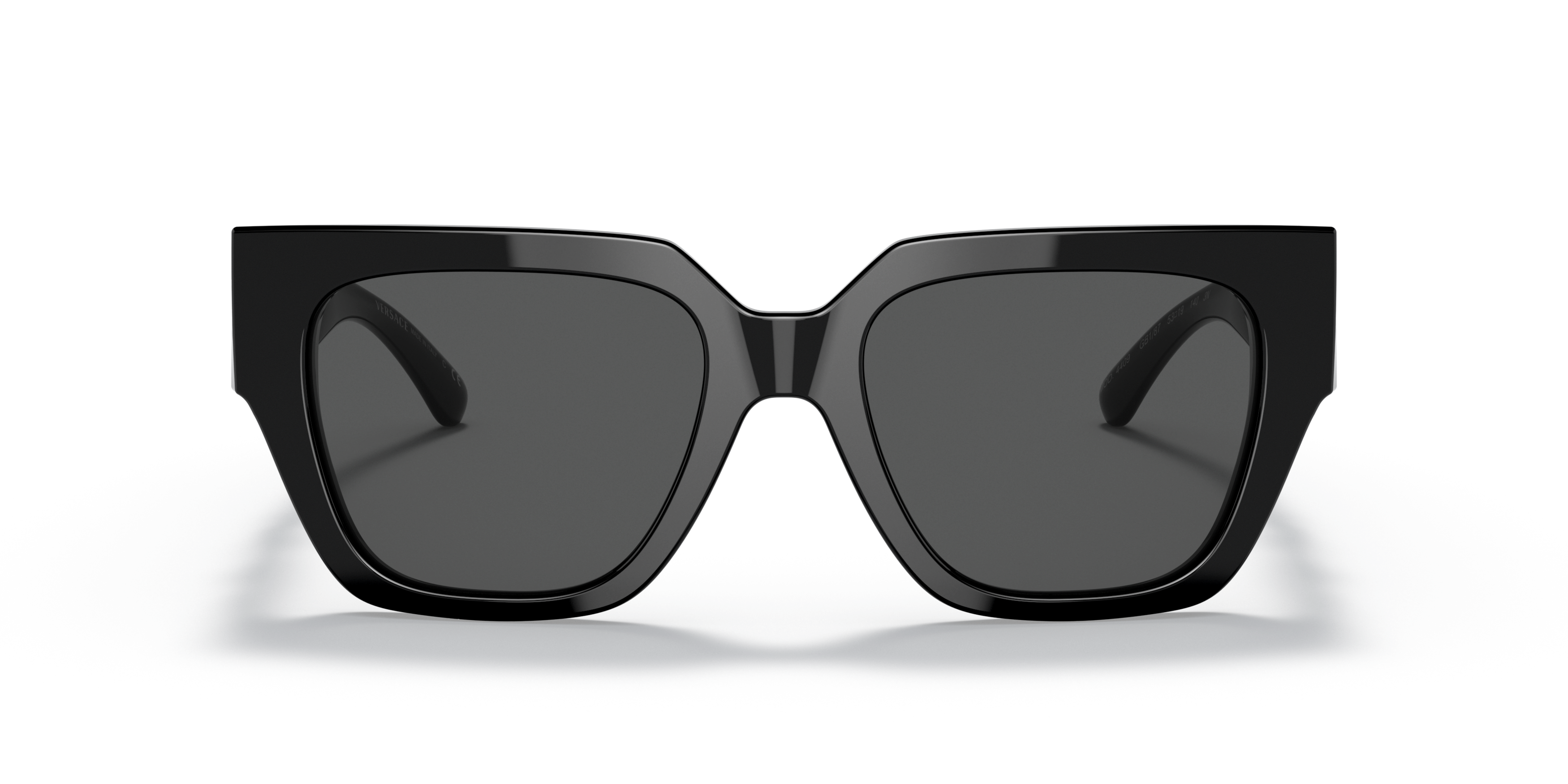 Front Versace VE 4409 (GB1/87) Sunglasses Grey / Black