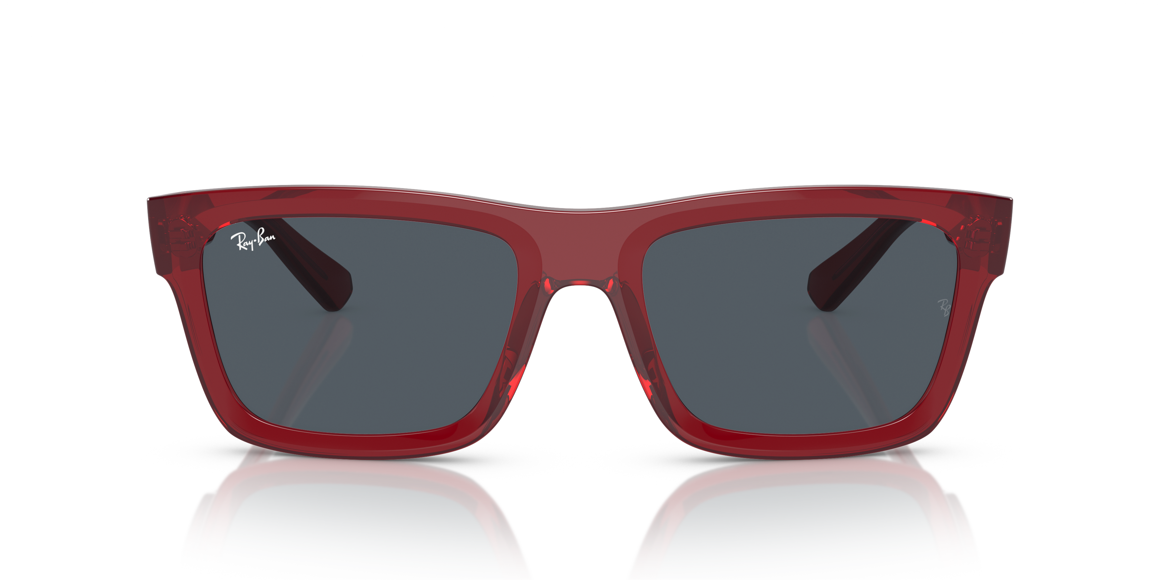 Front Ray-Ban RB4396 667987 Grigio / Rosso