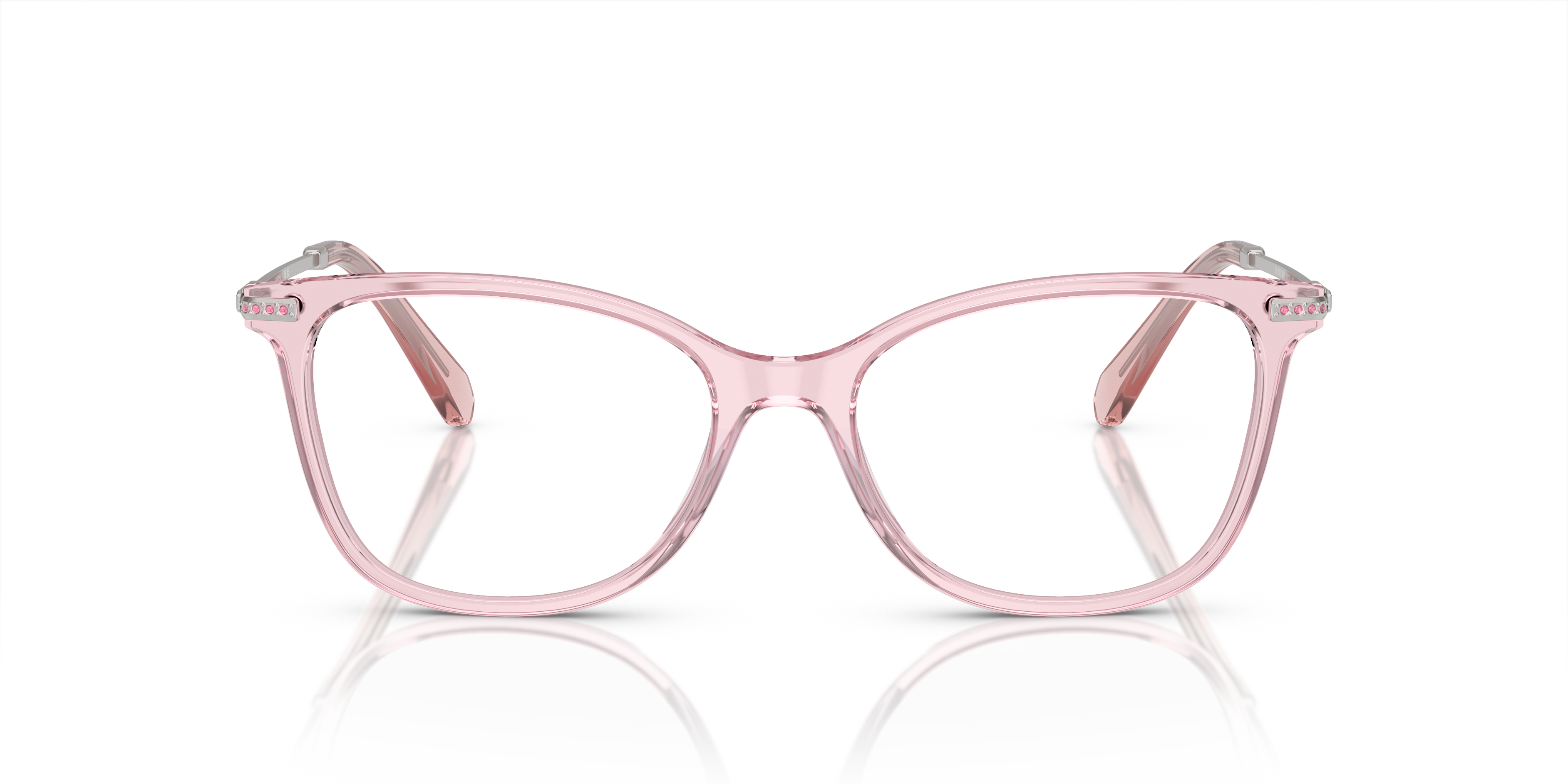 Front Swarovski SK 2010 Glasses Transparent / Tortoise Shell