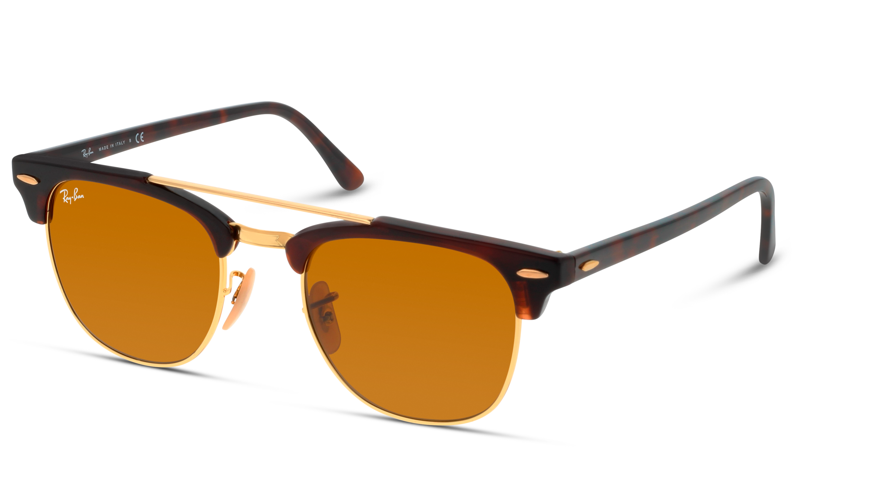 [products.image.angle_left01] Ray-Ban Clubmaster Doublebridge RB3816 990/33
