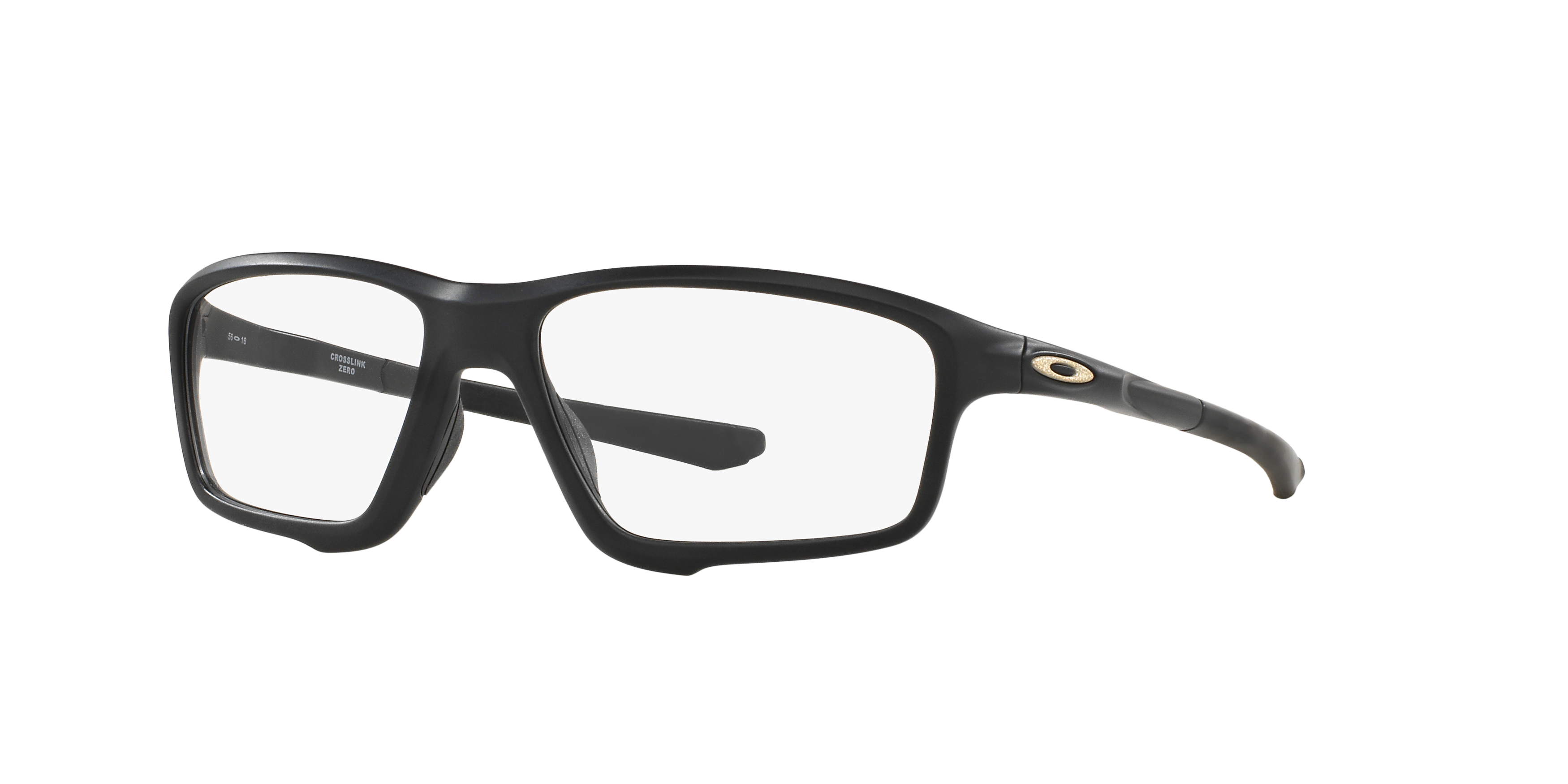 Angle_Left01 Oakley Crosslink Zero OX 8076 Glasses Transparent / Black
