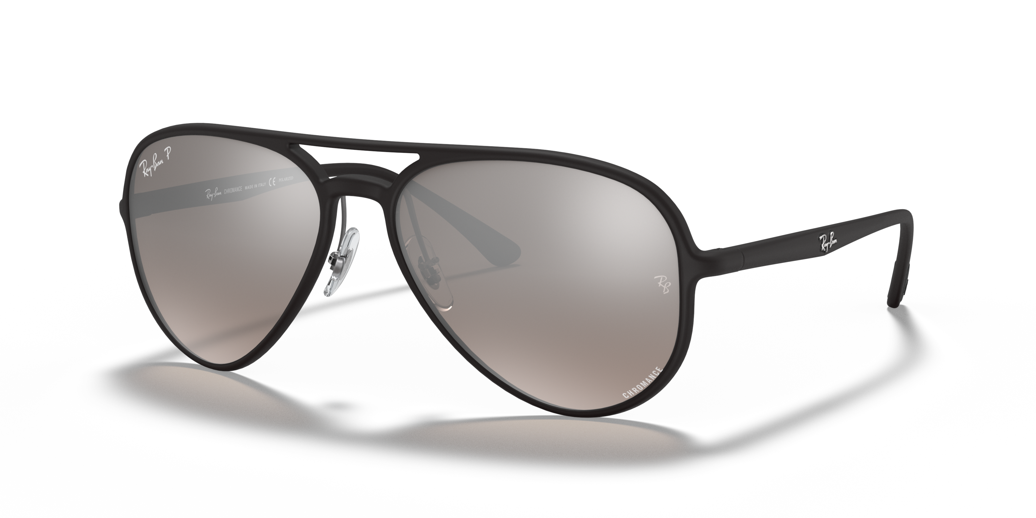 Angle_Left01 Ray-Ban RB 4320CH (601S5J) Sunglasses Grey / Black
