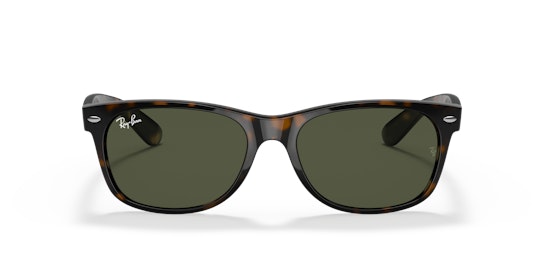 Ray-Ban New Wayfarer RB 2132 (902L) Sunglasses Green / Tortoise Shell