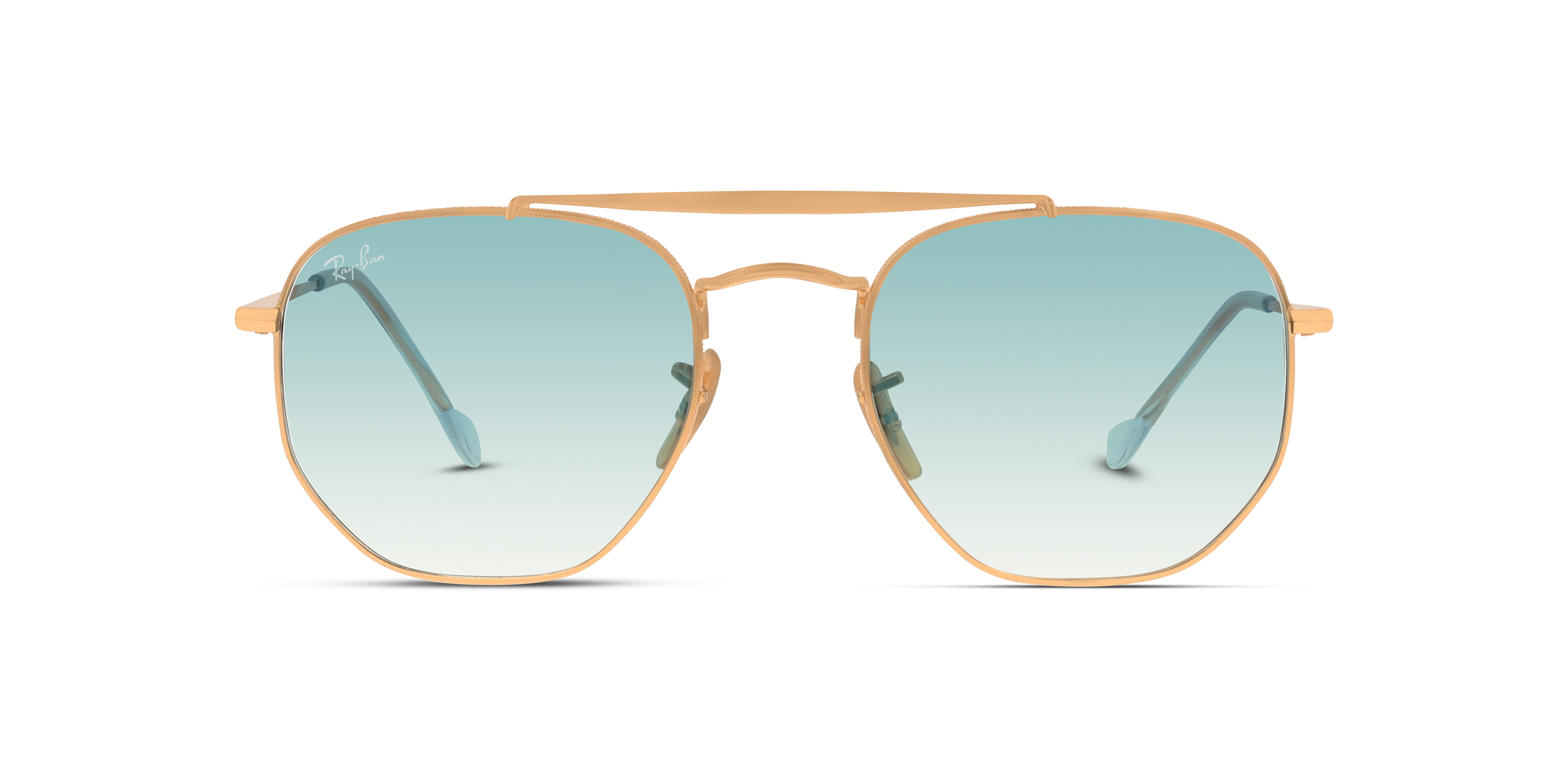 Front Ray-Ban Marshal RB3648 91023M Blauw / Goud