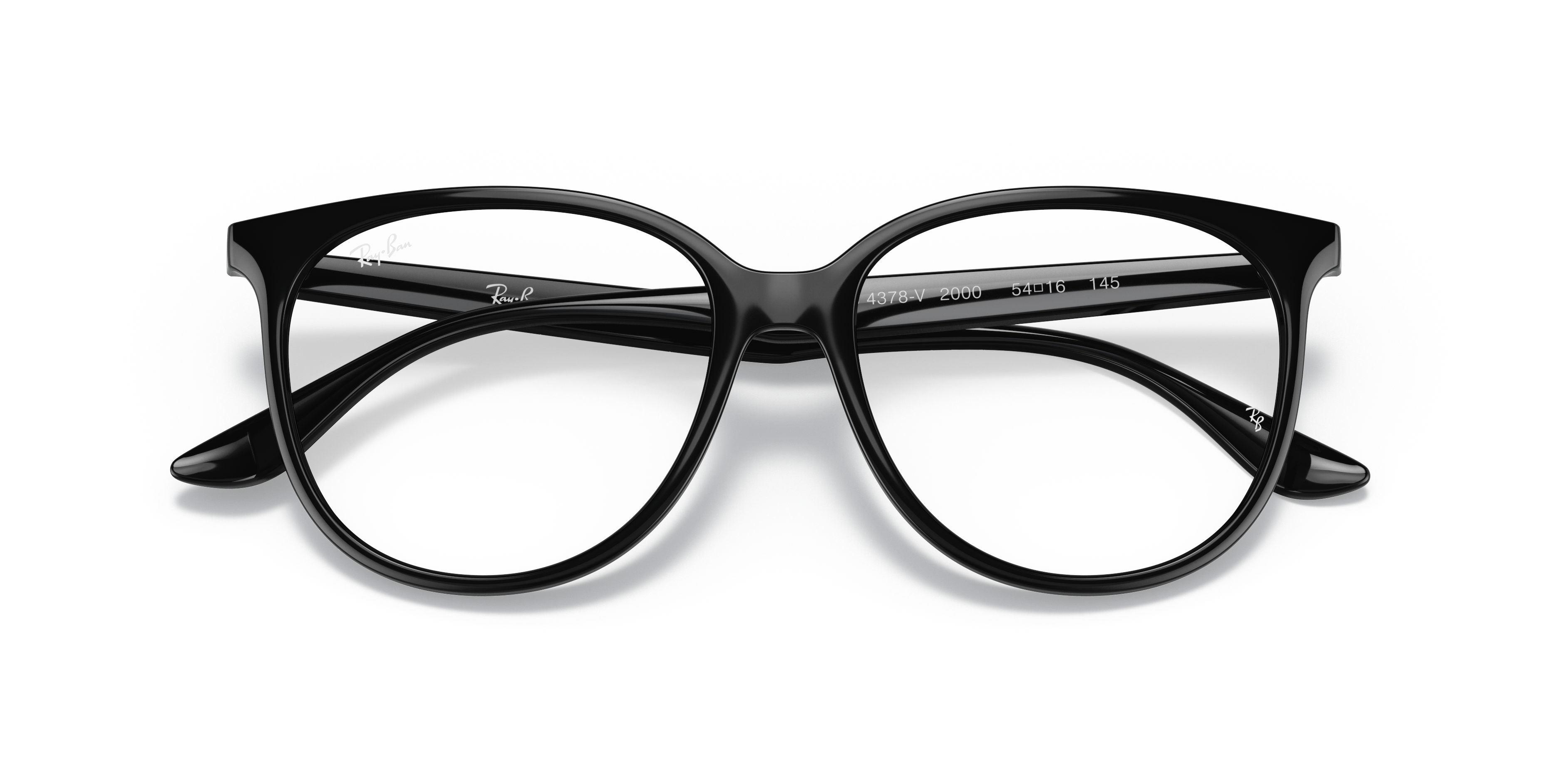 Folded Ray-Ban RX 4378V Glasses Transparent / Grey