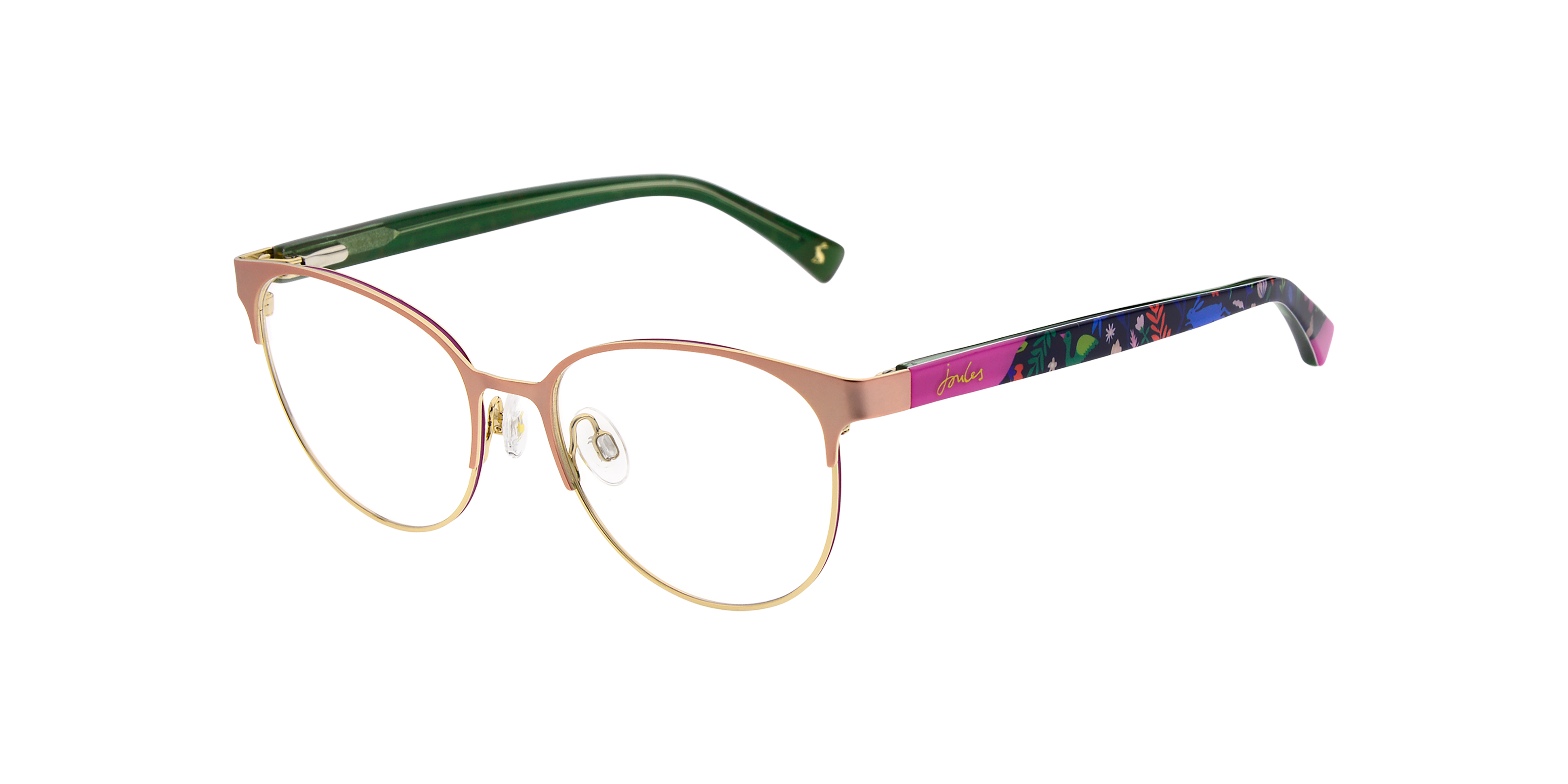 Front Joules JO 1054 Glasses Transparent / Pink