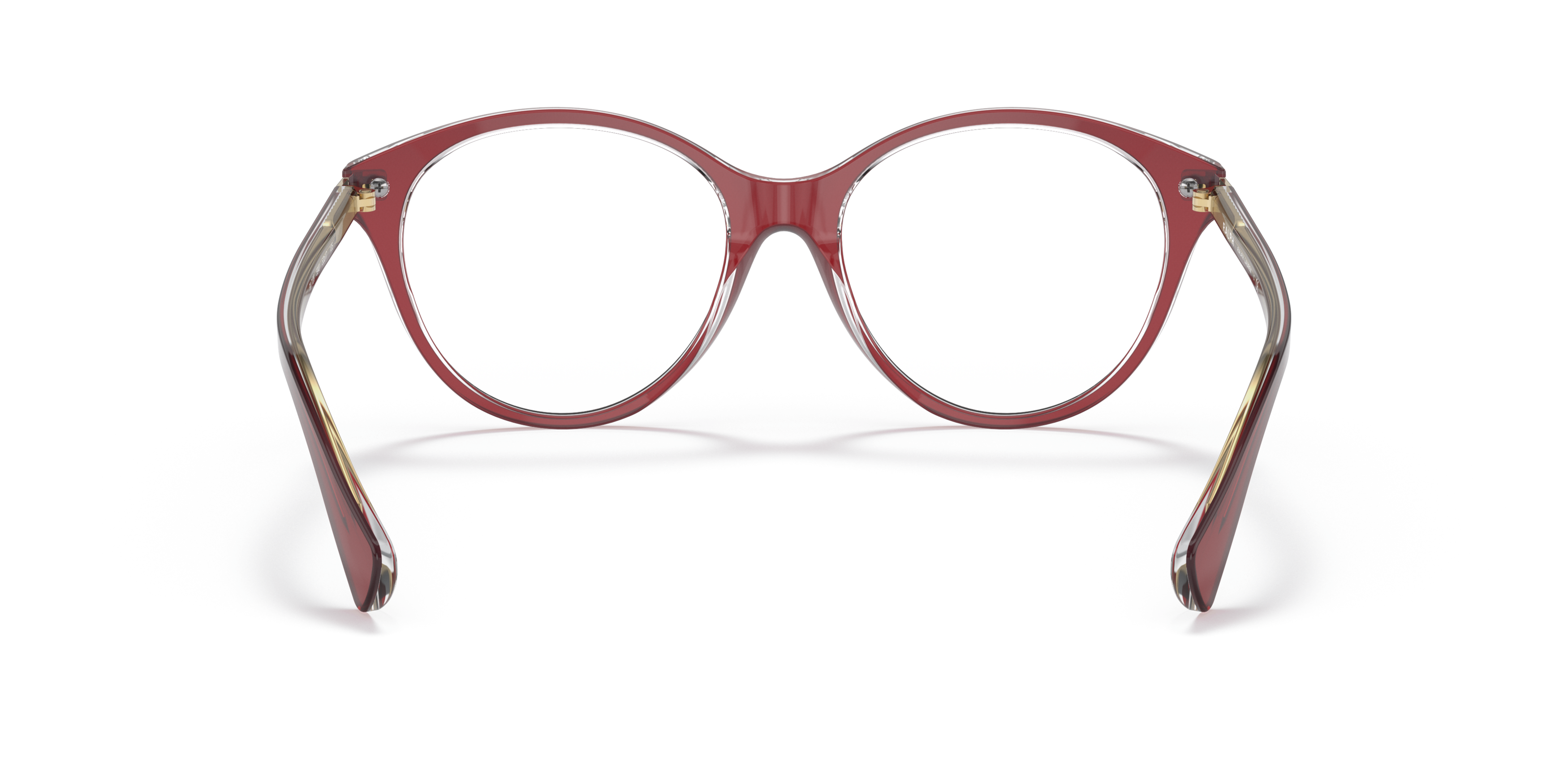 Detail02 Ralph by Ralph Lauren RA 7128 Glasses Transparent / Red