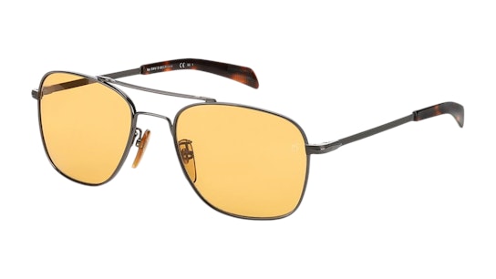 David Beckham Eyewear DB 7019/S (V81) Sunglasses Orange / Silver