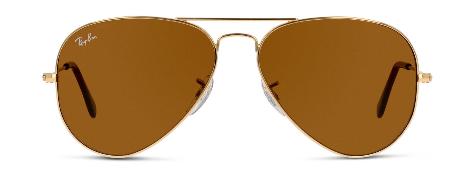 Front Ray-Ban Aviator Classic RB3025 001/33 Bruin / Goud