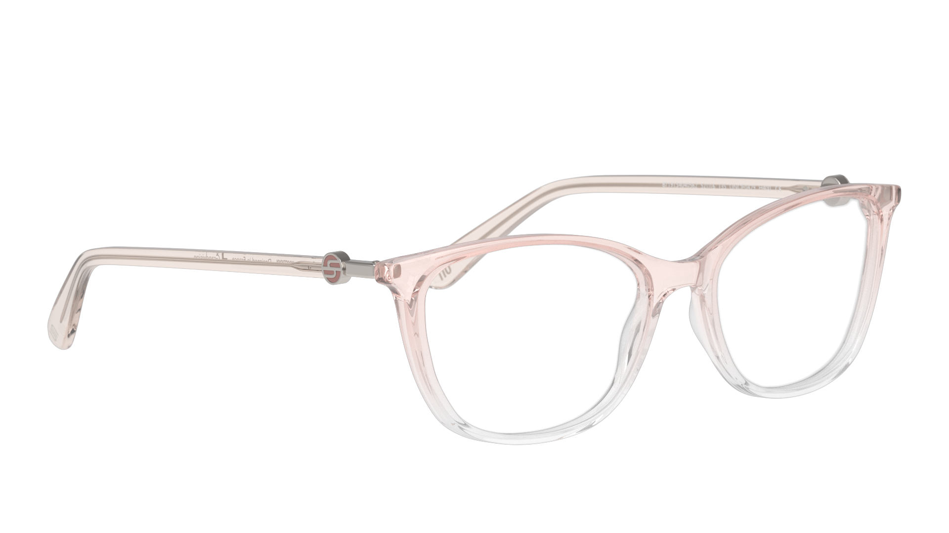 Angle_Right01 Unofficial UNOF0429 Glasses Transparent / Transparent, Pink