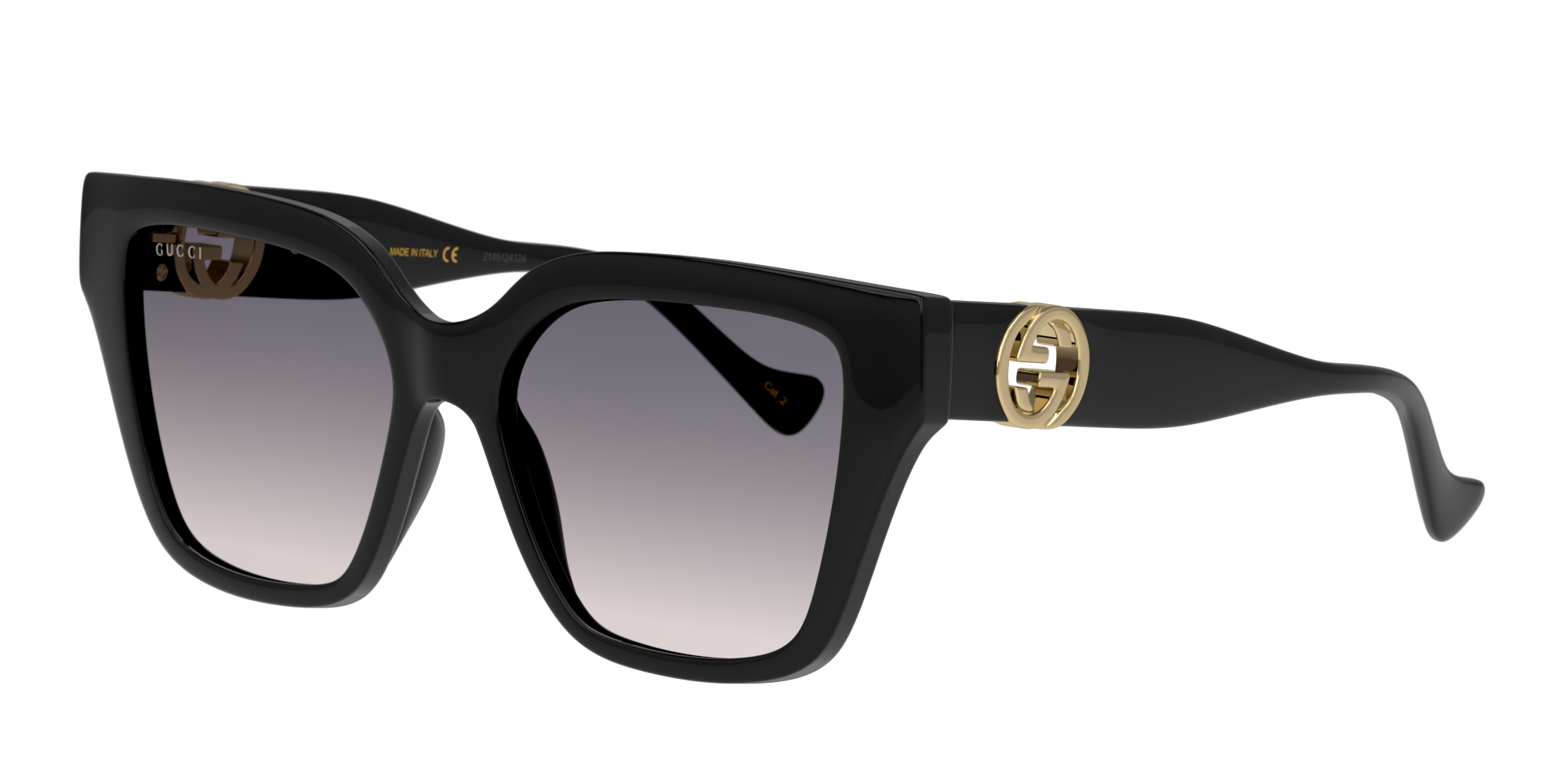 Angle_Left01 Gucci GG 1023S Sunglasses Grey / Black
