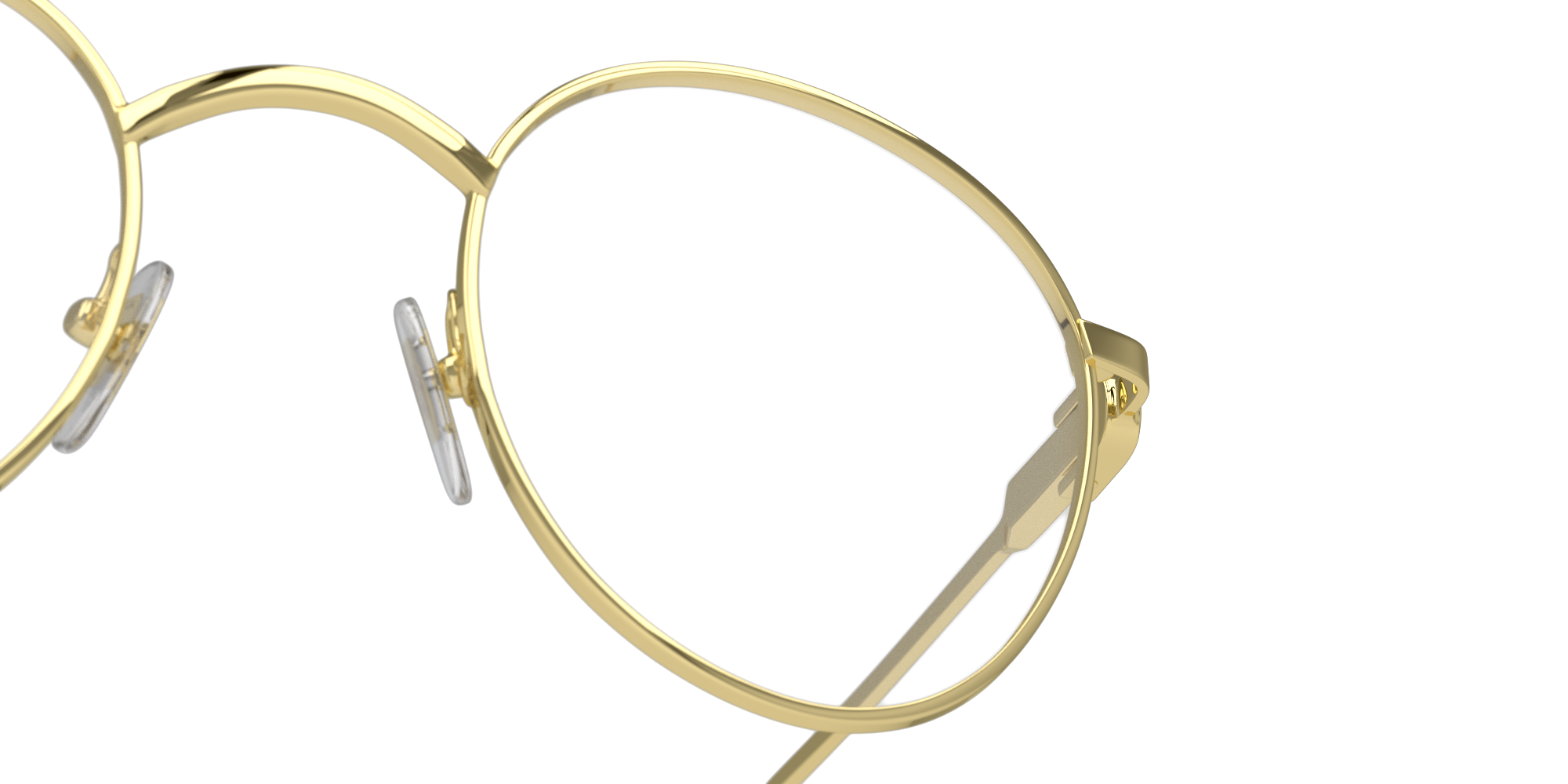 Detail01 Gucci GG 1222O (002) Glasses Transparent / Gold