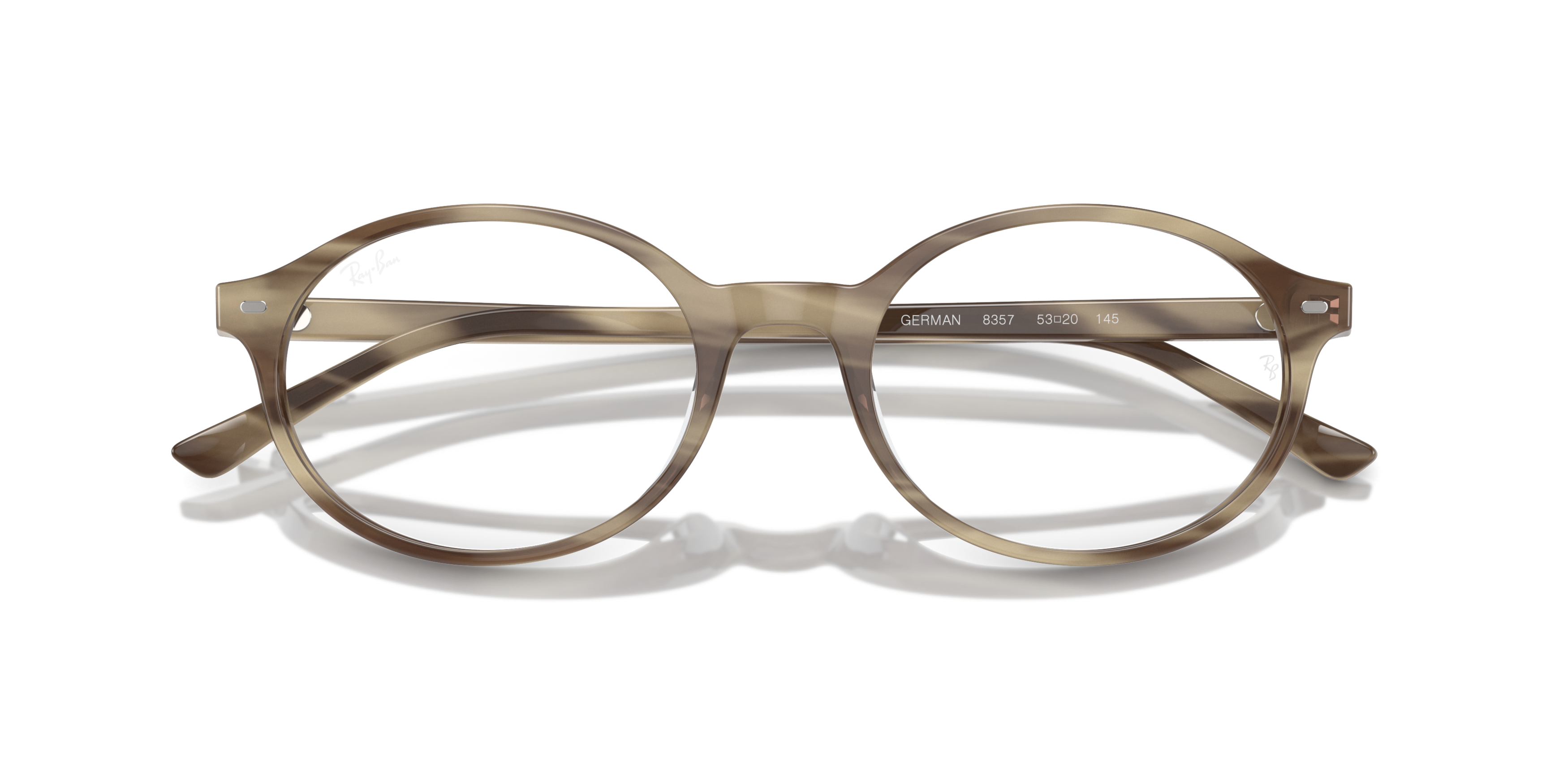 Folded Ray-Ban RX 5429 Glasses Transparent / Black