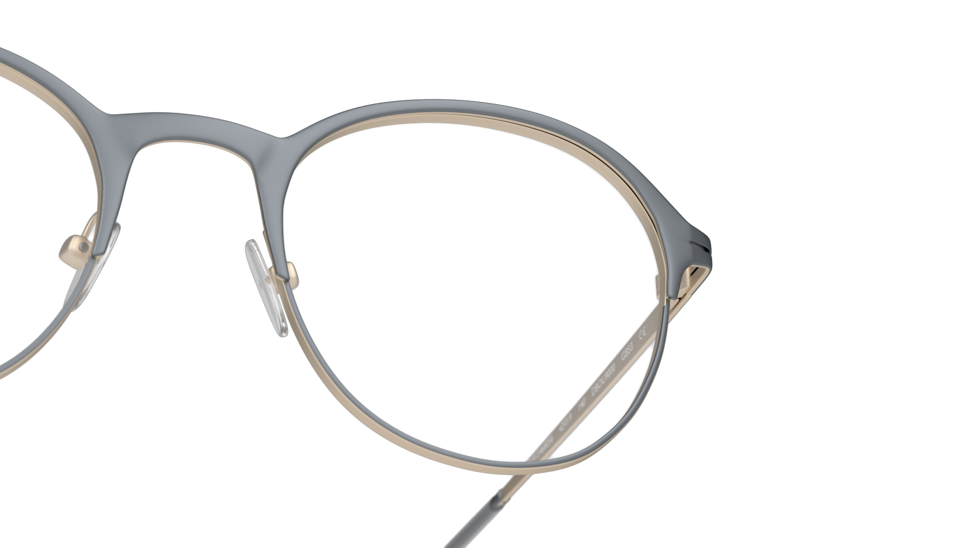 Detail01 DbyD Titanium DB OU9000 (FF00) Glasses Transparent / Bronze