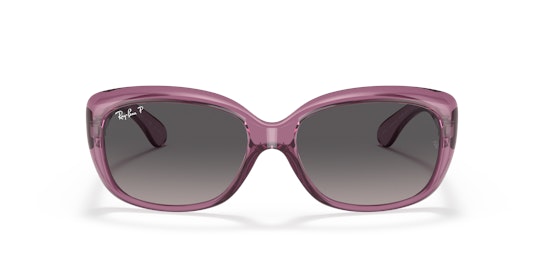 Ray-Ban Jackie Ohh Transparent RB 4101 Sunglasses Grey / Transparent, Purple