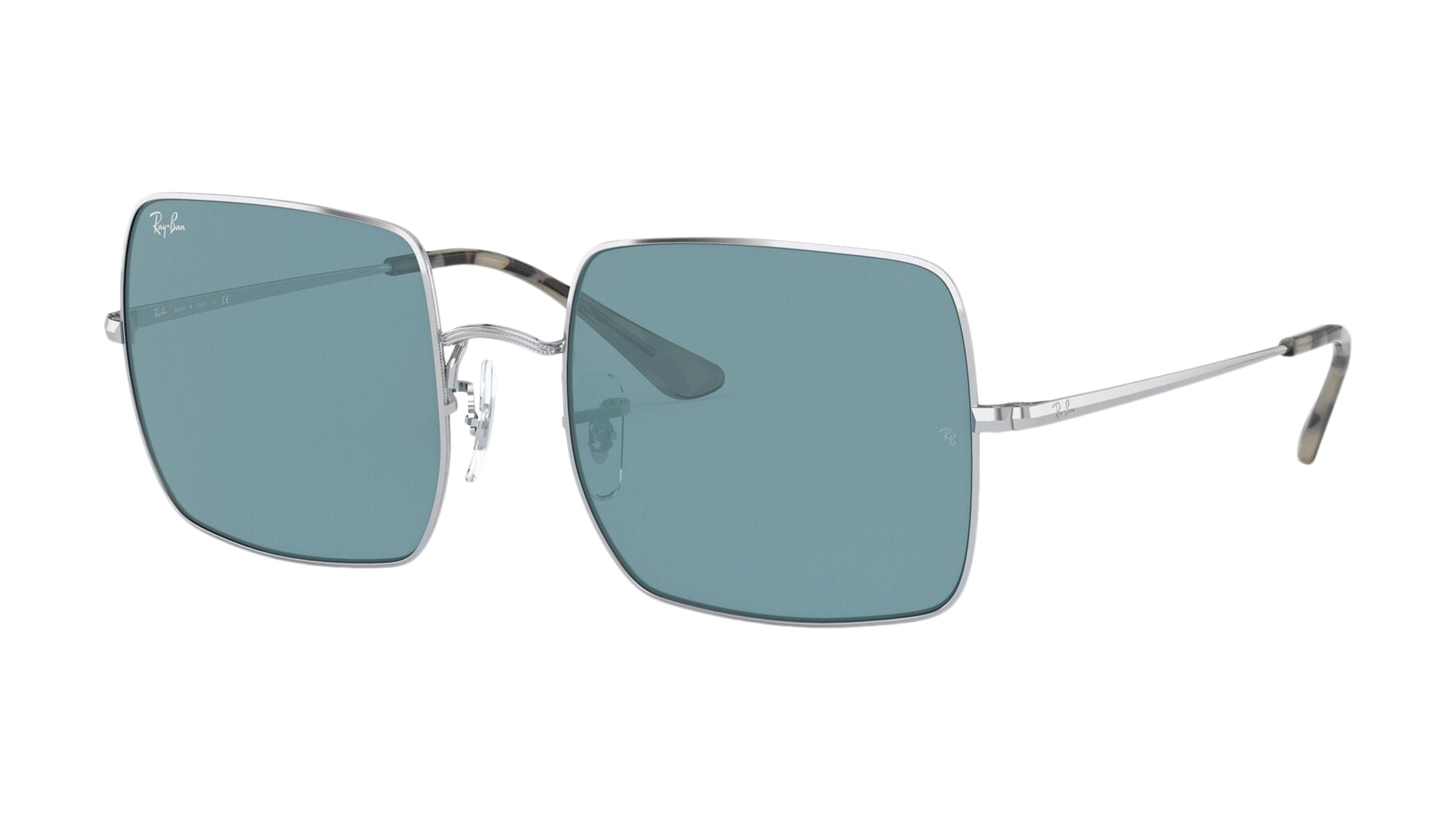 Angle_Left01 Ray-Ban Square 1971 Classic RB1971 91493F Blauw / Zilver