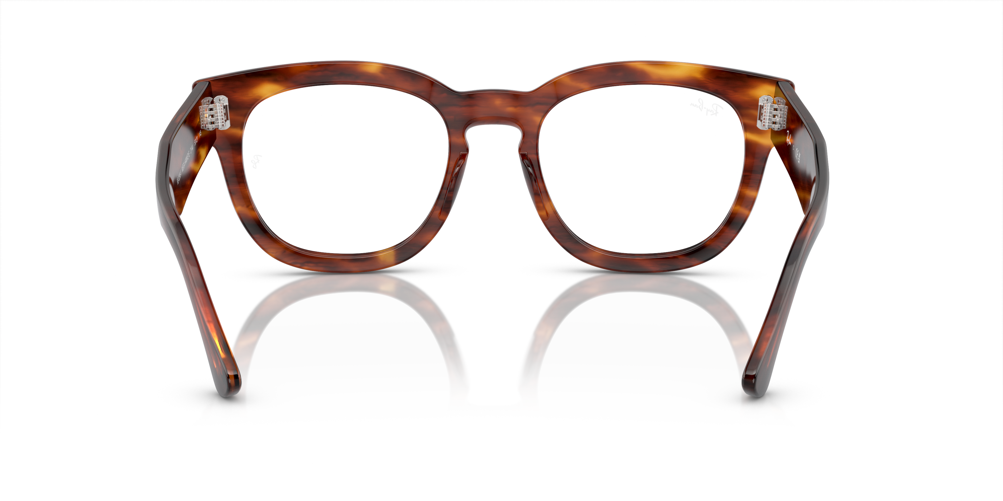 Detail02 Ray-Ban Mega Hawkeye RX 0298 Glasses Transparent / Havana