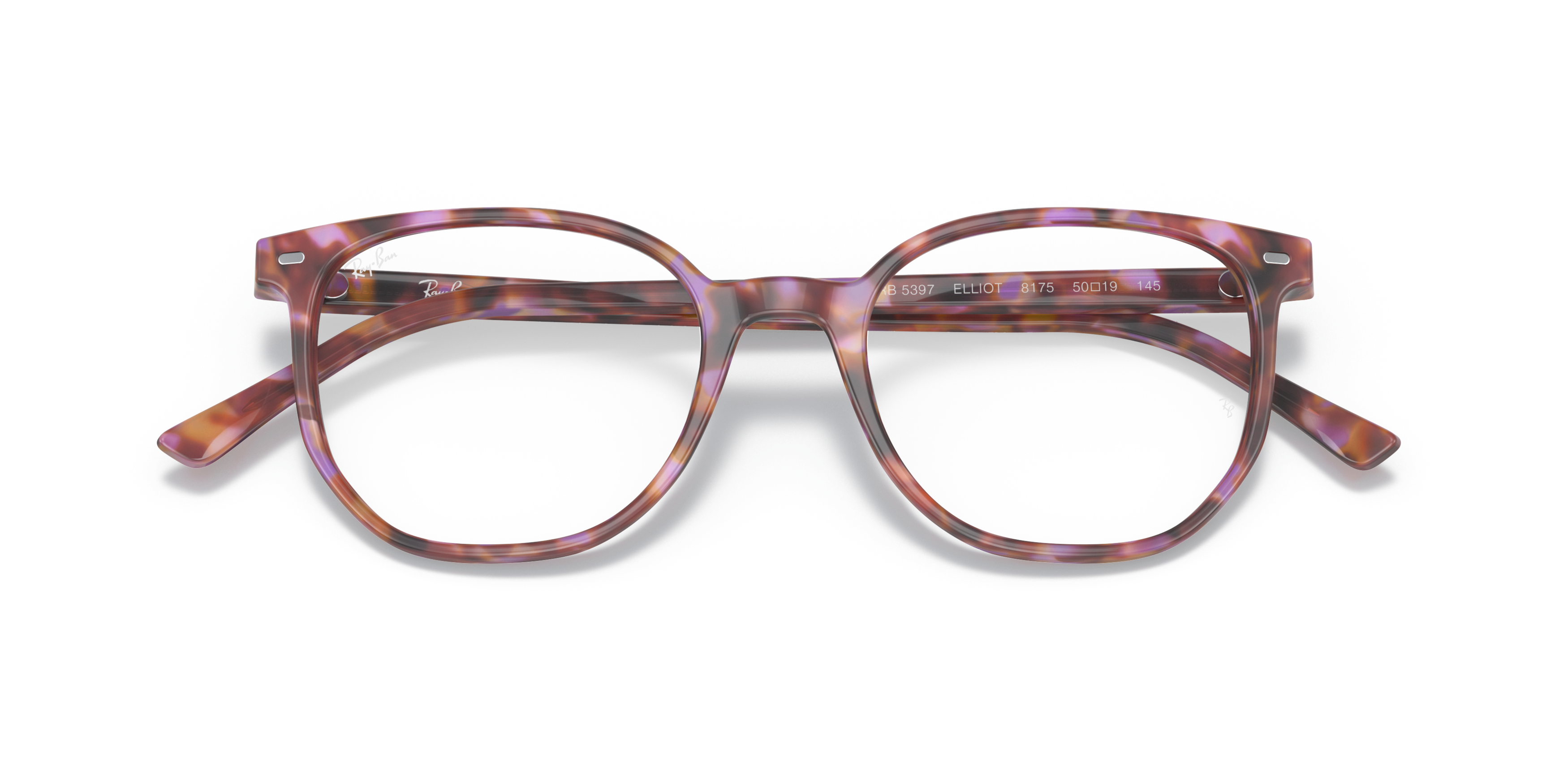 Folded Ray-Ban RX 5397 Glasses Transparent / Havana