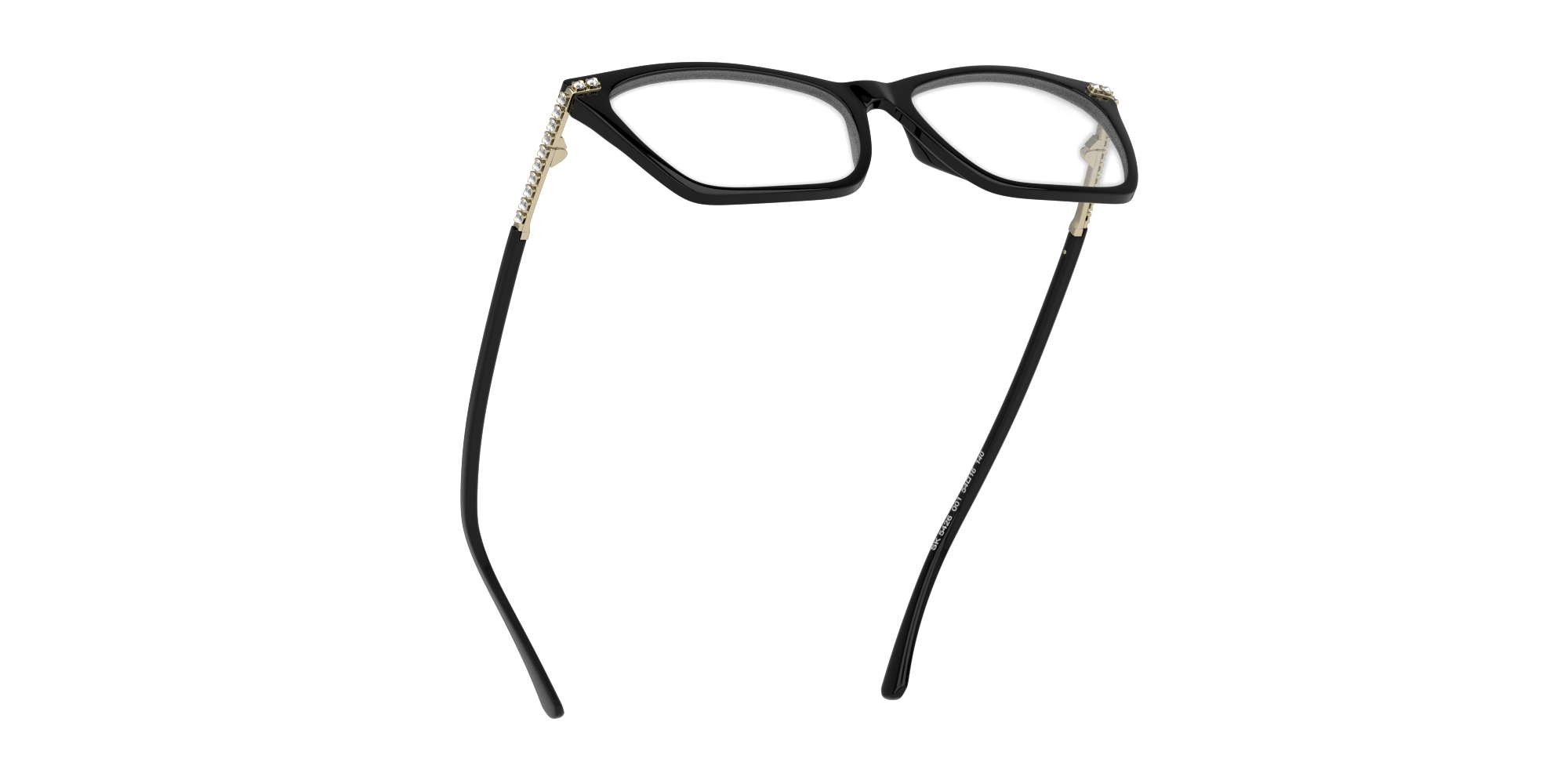 Bottom_Up Swarovski SK 5426 (001) (001) Glasses Transparent / Black