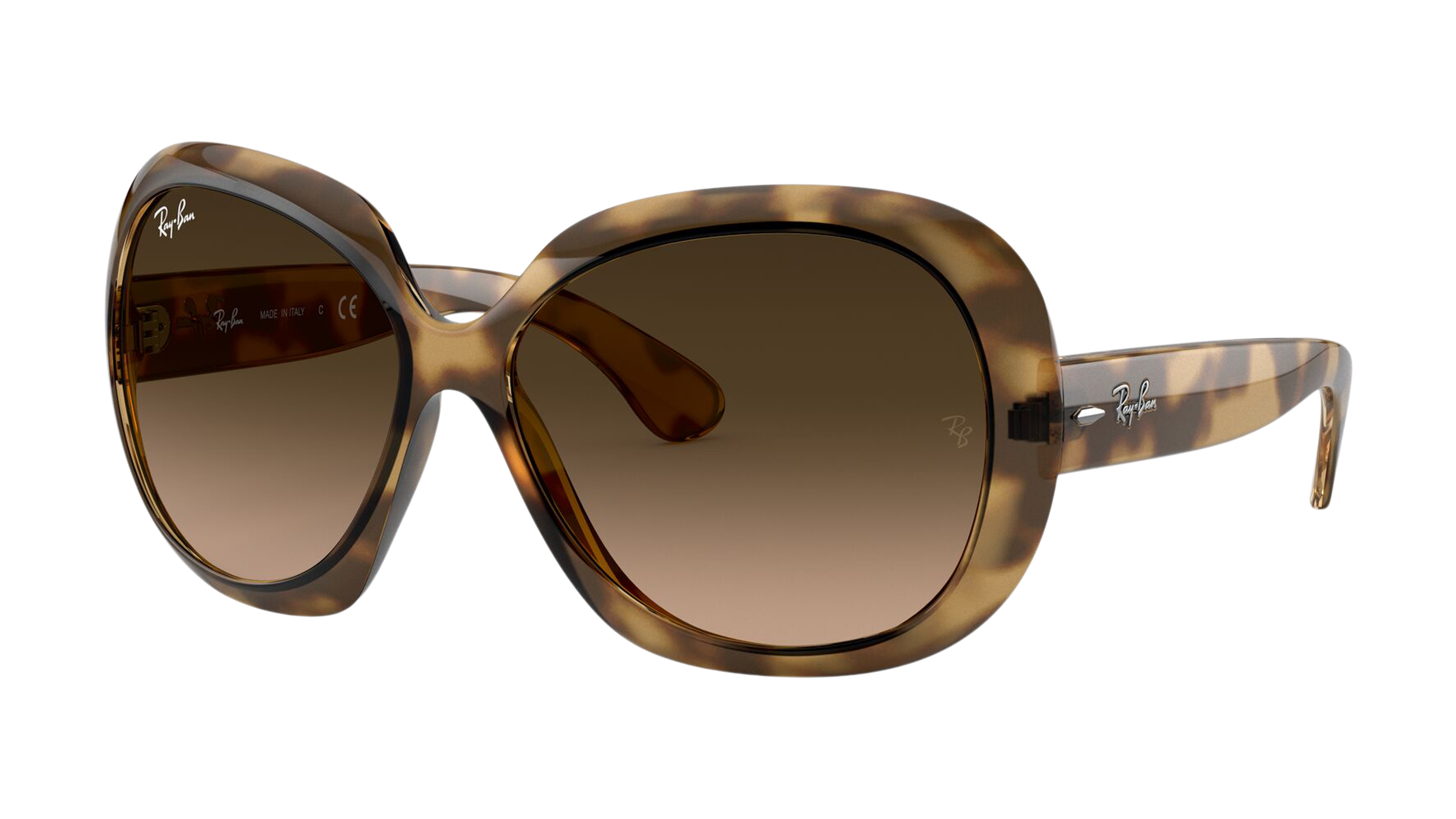 Angle_Left01 Ray-Ban Jackie Ohh II RB4098 642/A5 Bruin / Bruin
