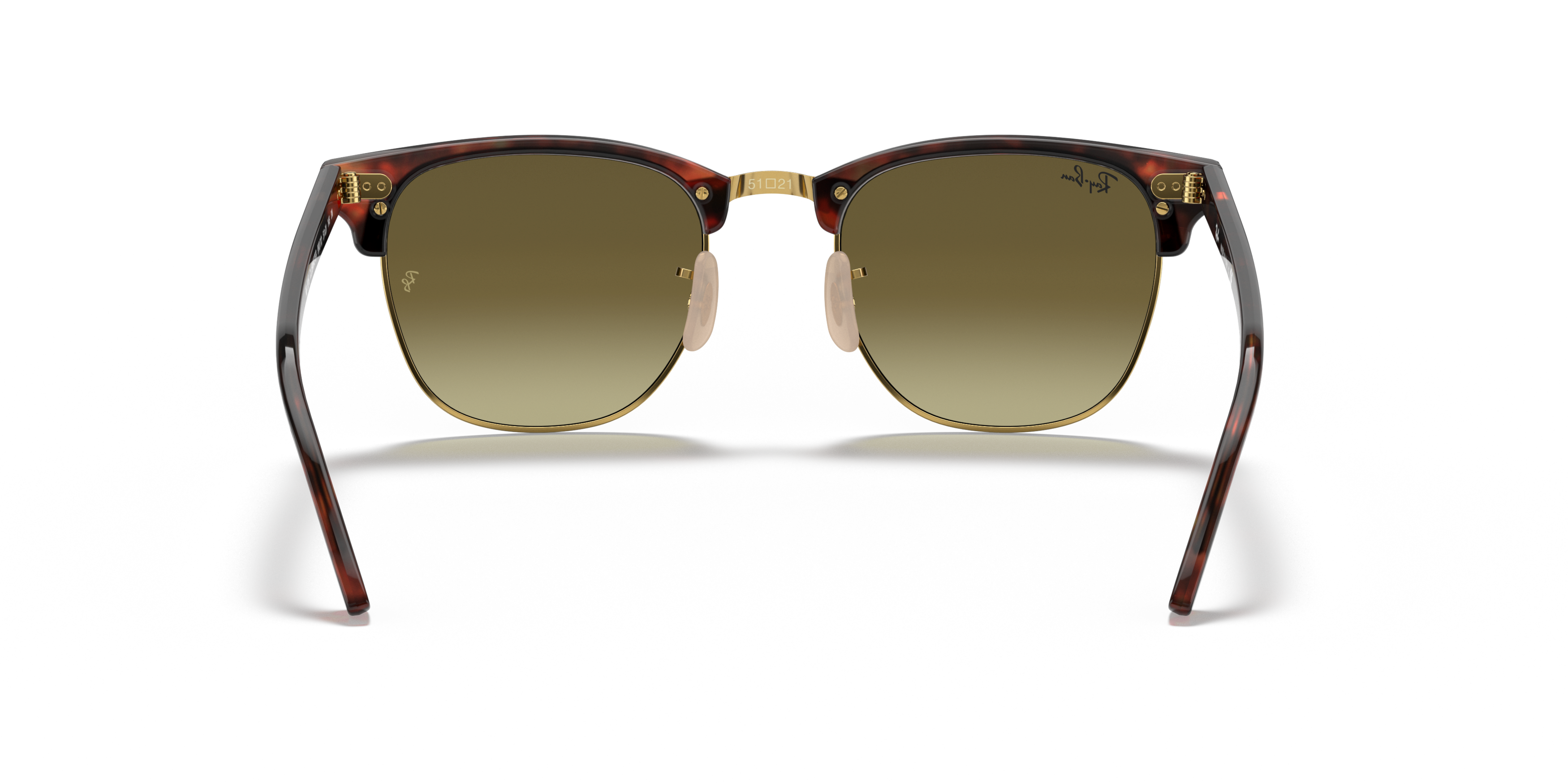 Detail02 Ray-Ban Clubmaster RB 3016 Sunglasses Pink / Gold
