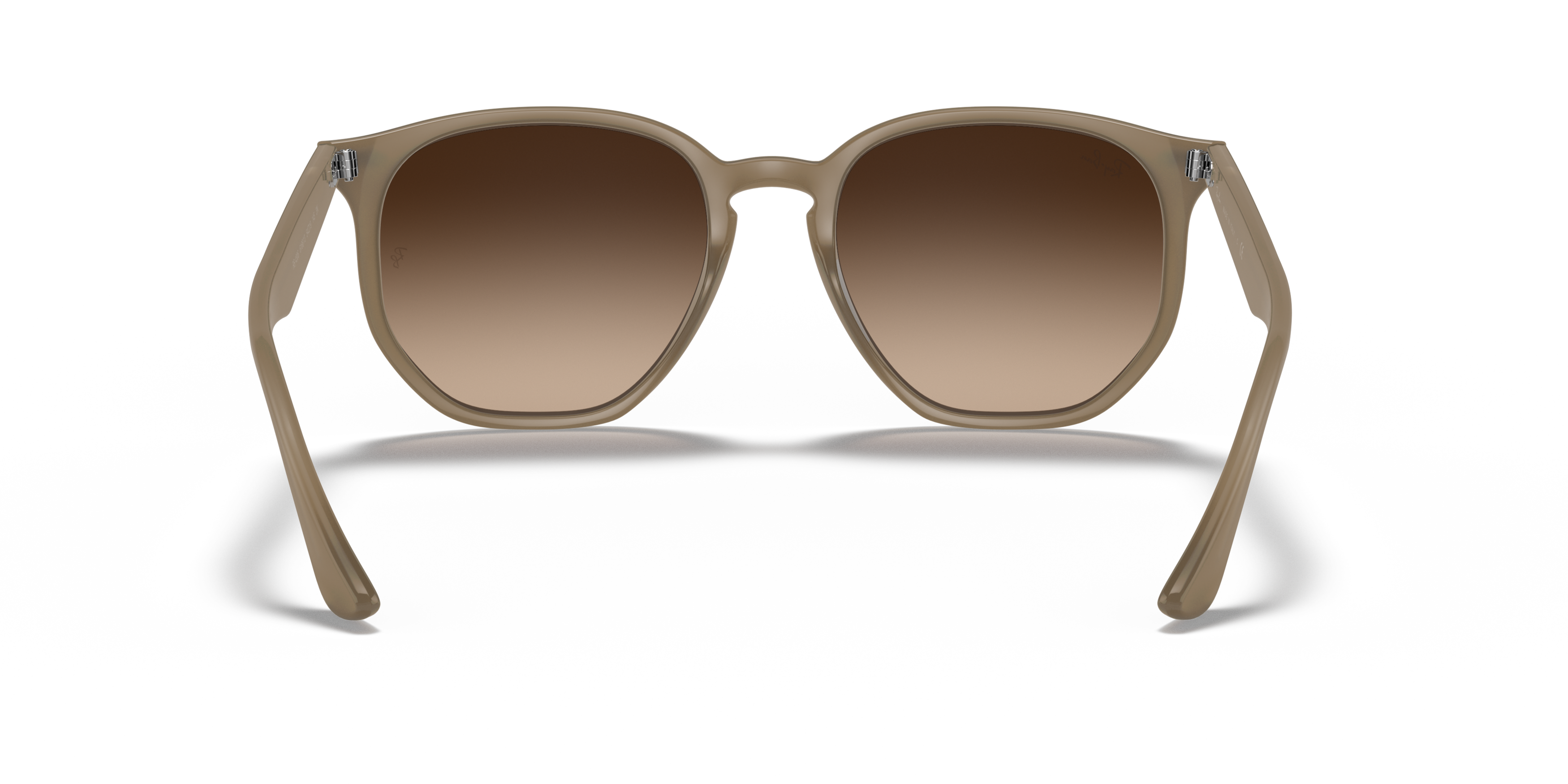 Detail02 Ray-Ban RB 4306 (710/83) Sunglasses Brown / Tortoise Shell