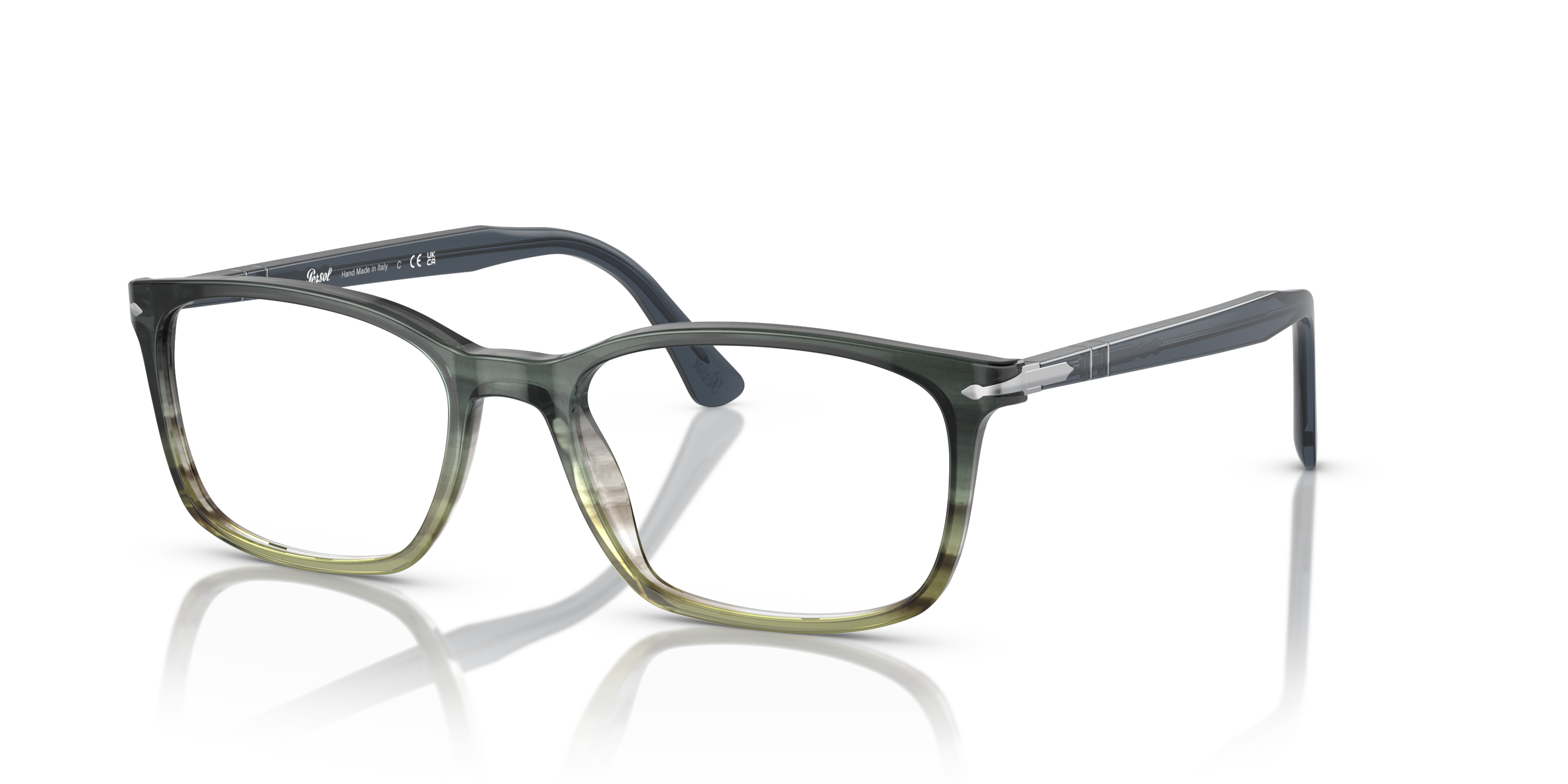 Angle_Left01 Persol PO 3189V (24) Glasses Transparent / Brown