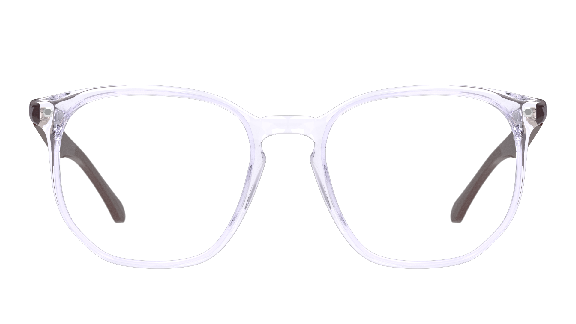 Front Unofficial UNOM0063 (GU00) Glasses Transparent / Grey