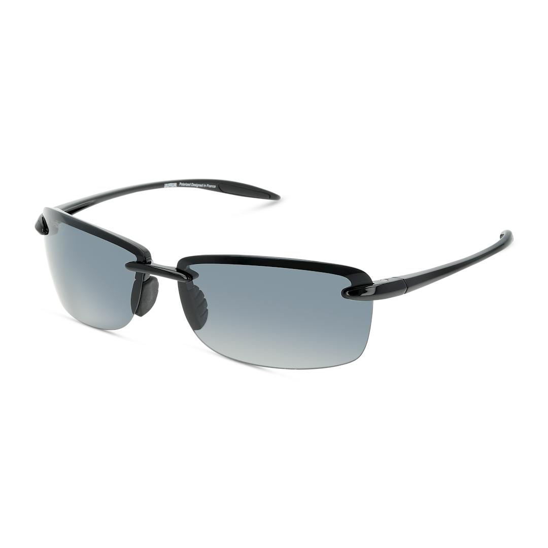 Unofficial UNSM0068P Lunettes de Soleil Homme - Rectangle Noir - Verres Polarisés