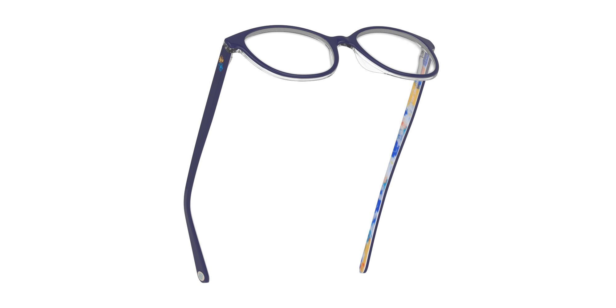 Bottom_Up Unofficial UNOJ0001 Children's Glasses Transparent / Blue
